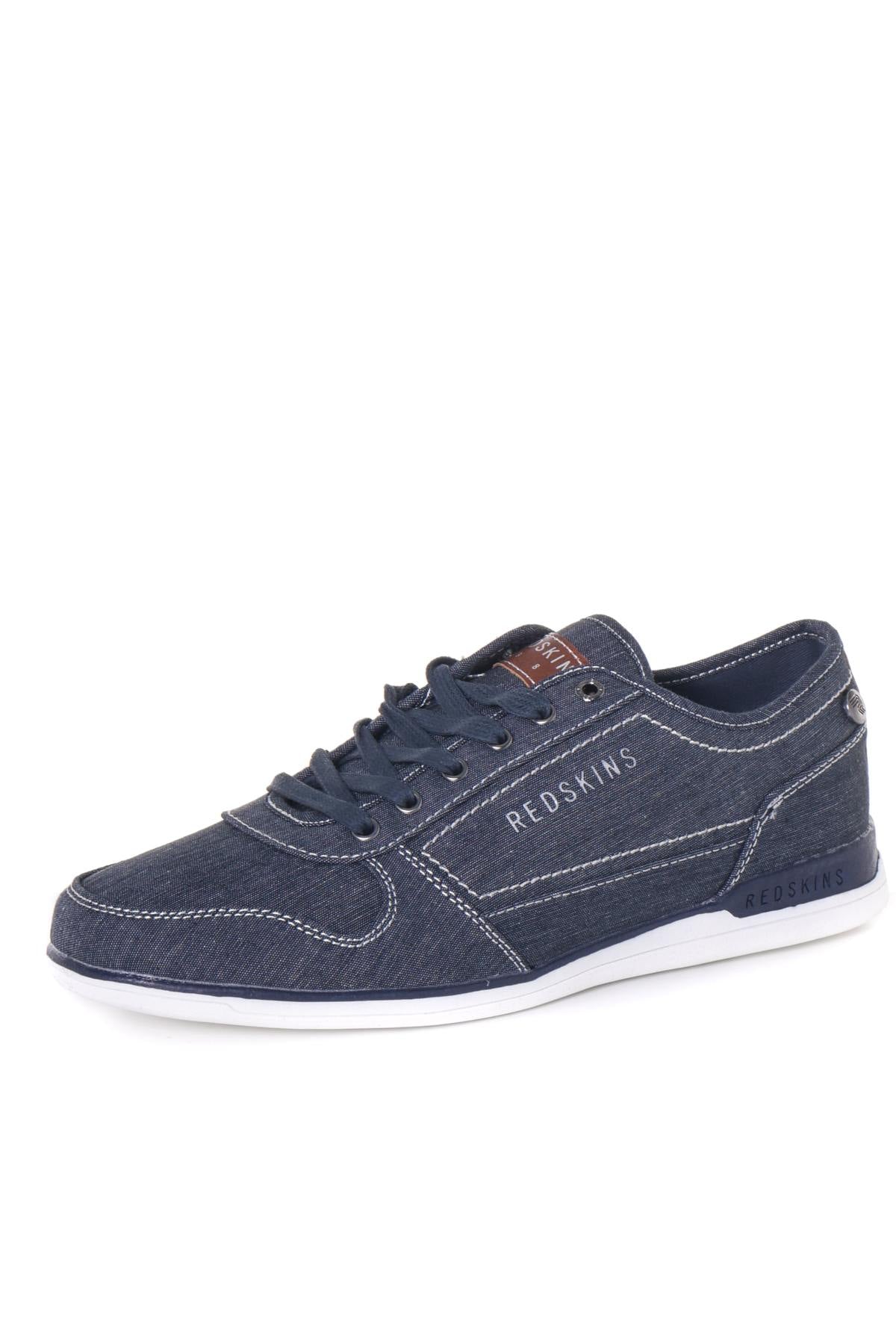 Men's denim blue canvas sneakers - Image n°14