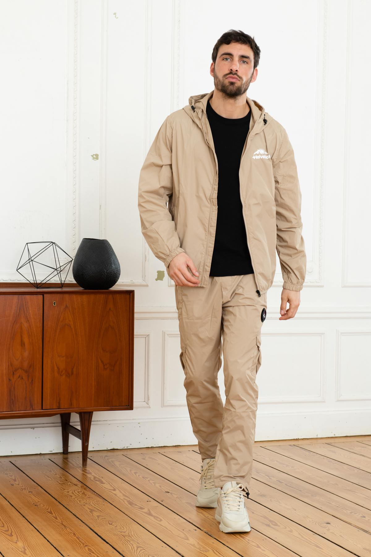 Beige track jacket - Image n°3