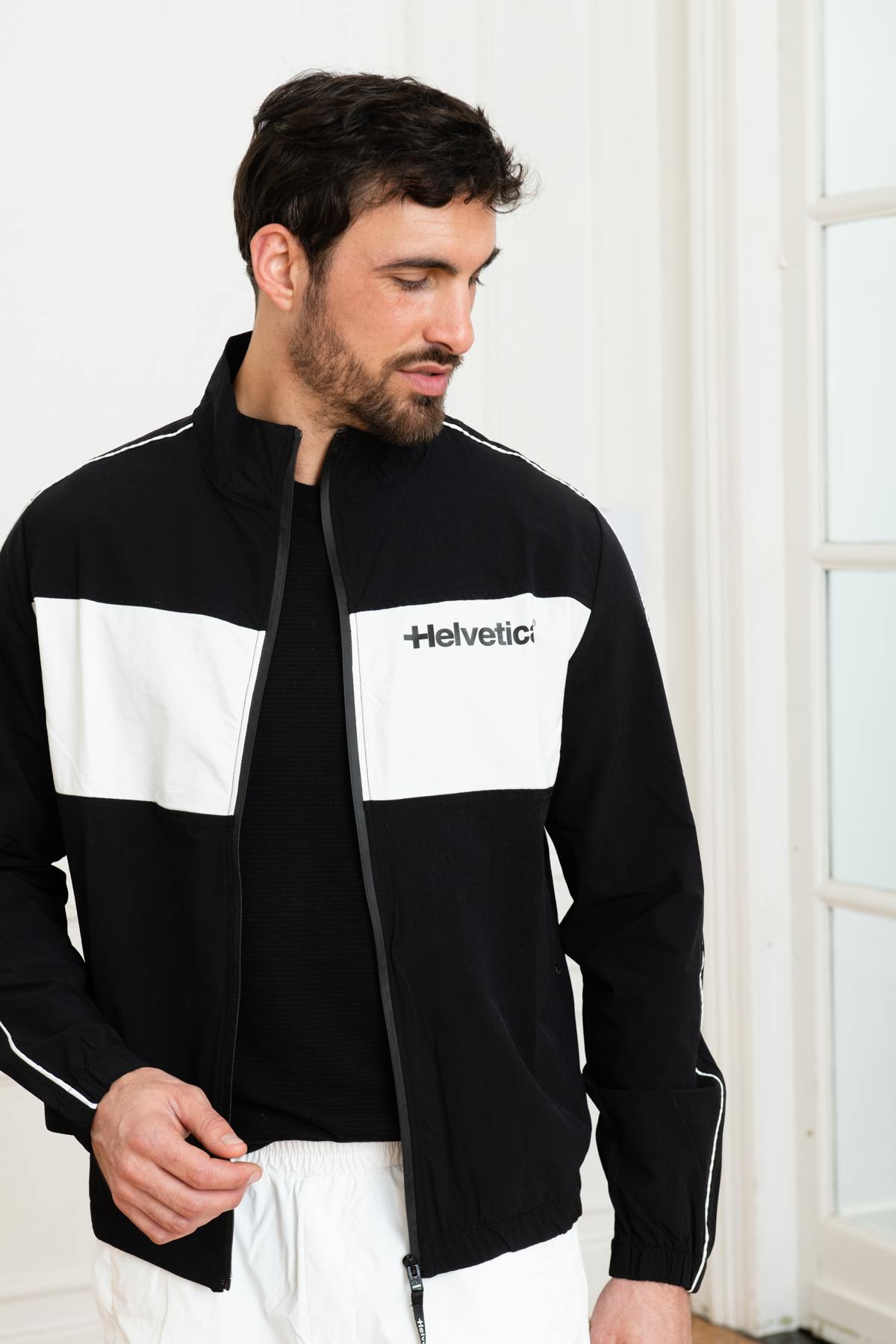 Black and White Track Jacket - Image n°4