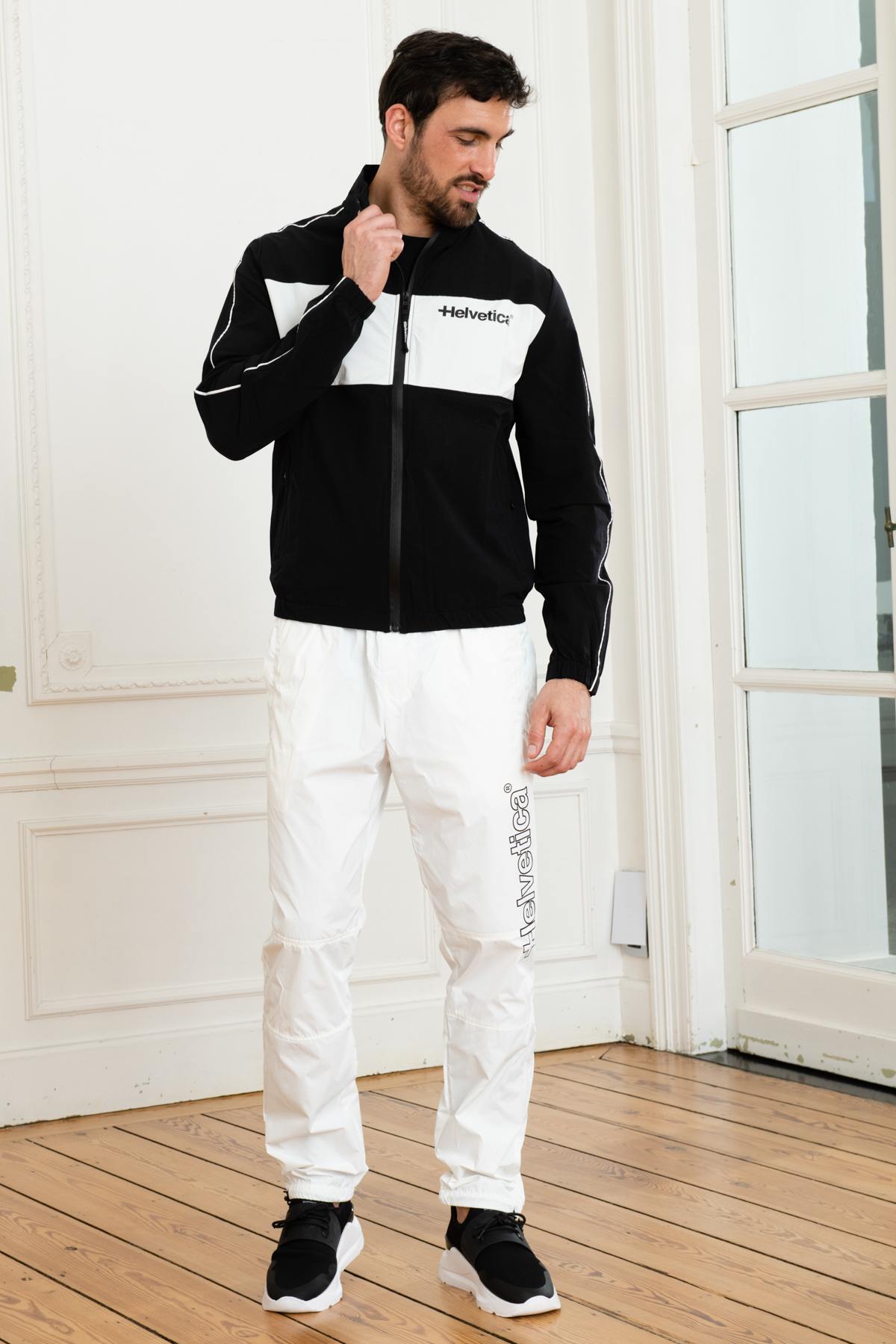 Black and White Track Jacket - Image n°2