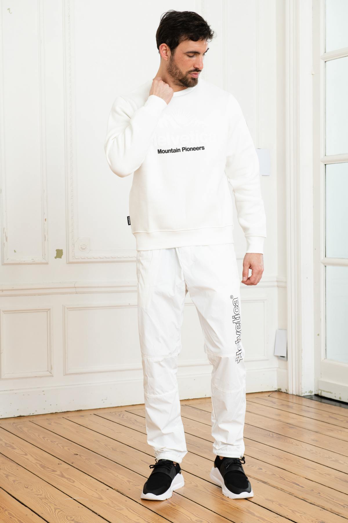 White Flowy Sweatpants - Image n°4