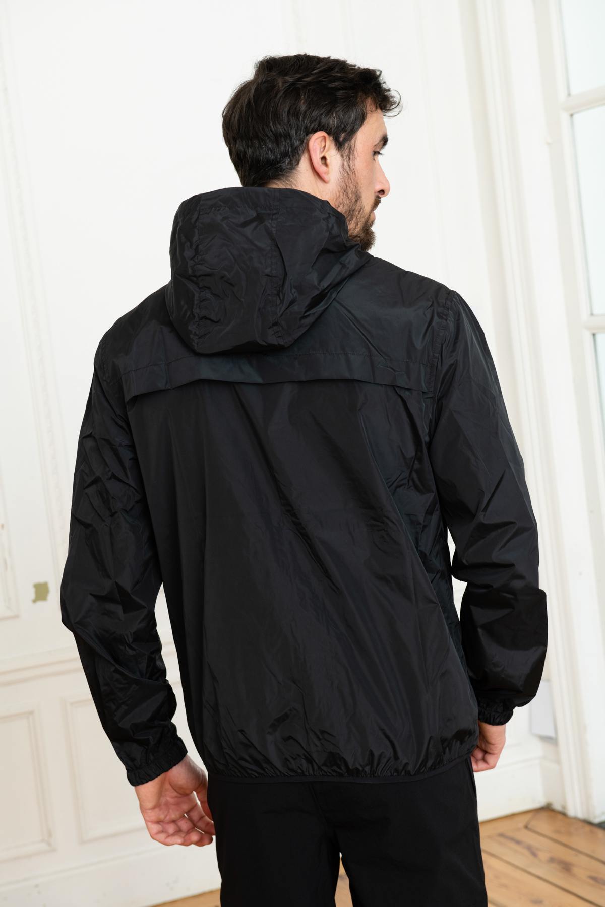 Black windbreaker jacket - Image n°8