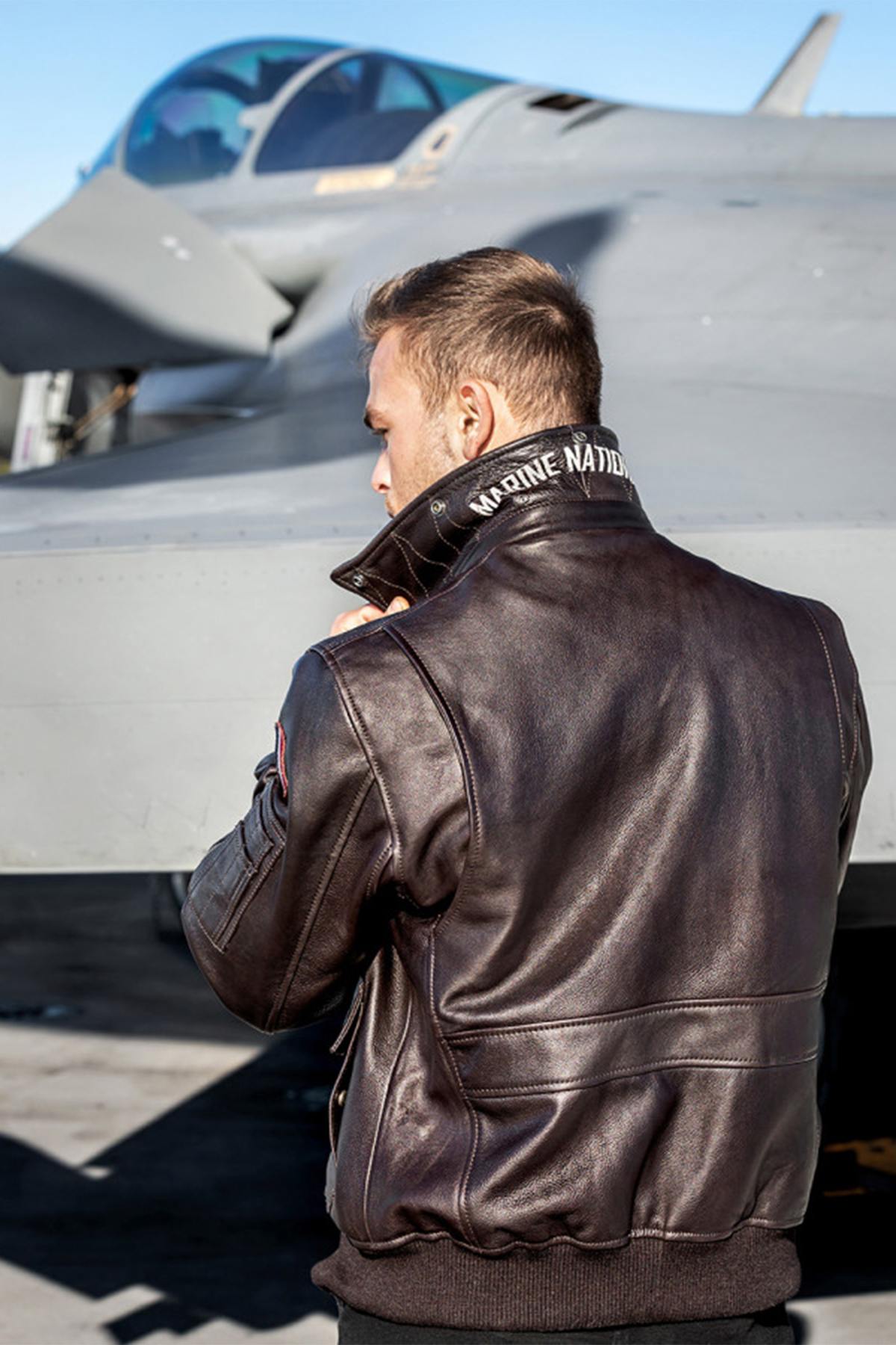 Leather aviator of the French Navy - Image n°5