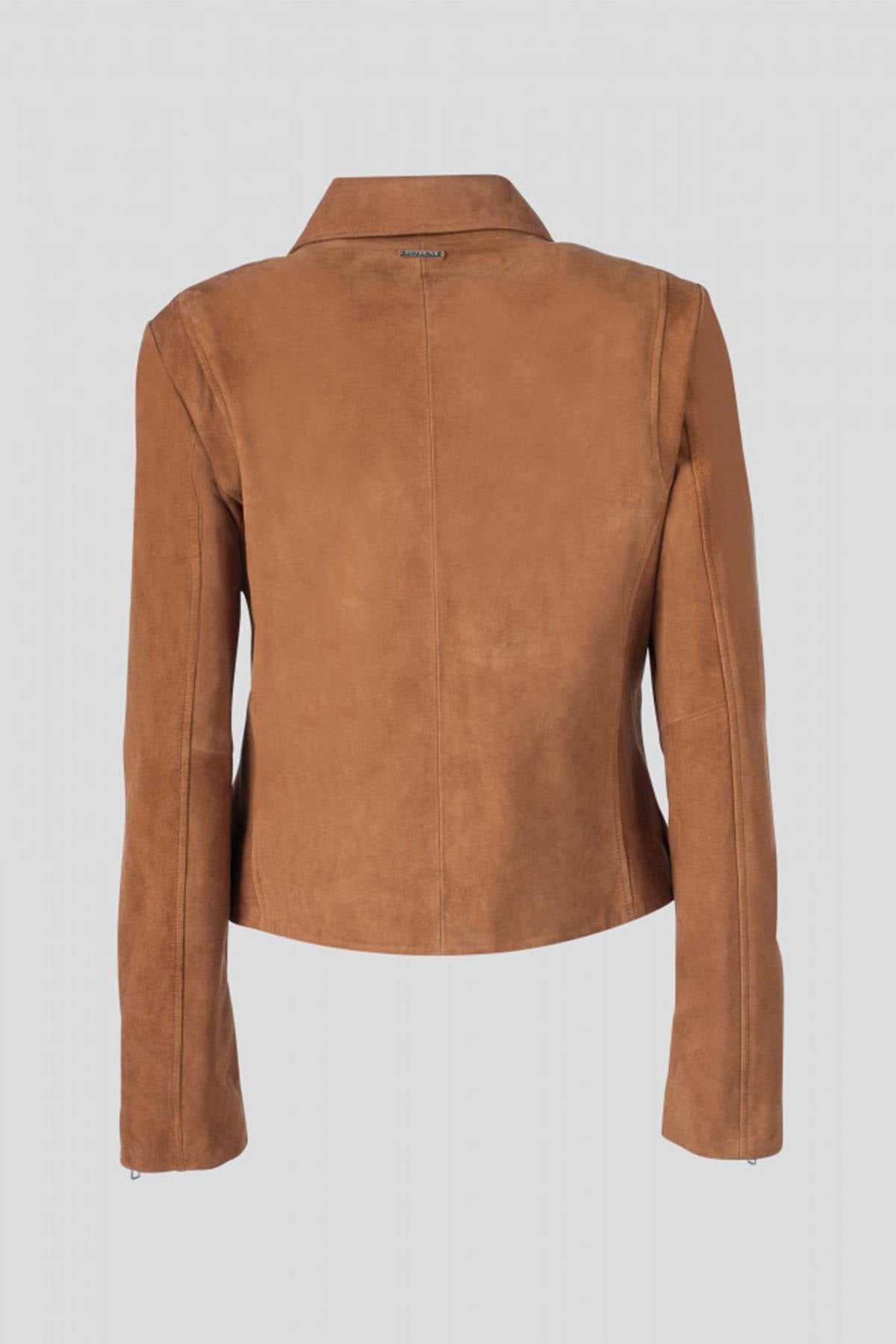 Perfecto cut suede leather jacket - Image n°10