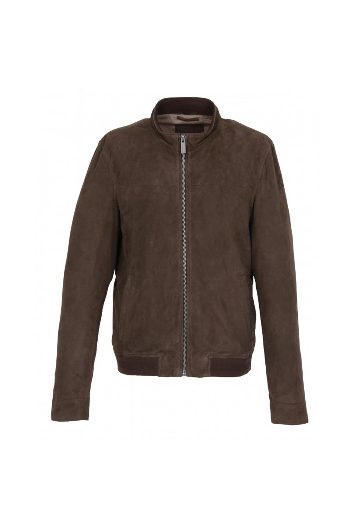 Casual suede goat leather jacket - Image n°9