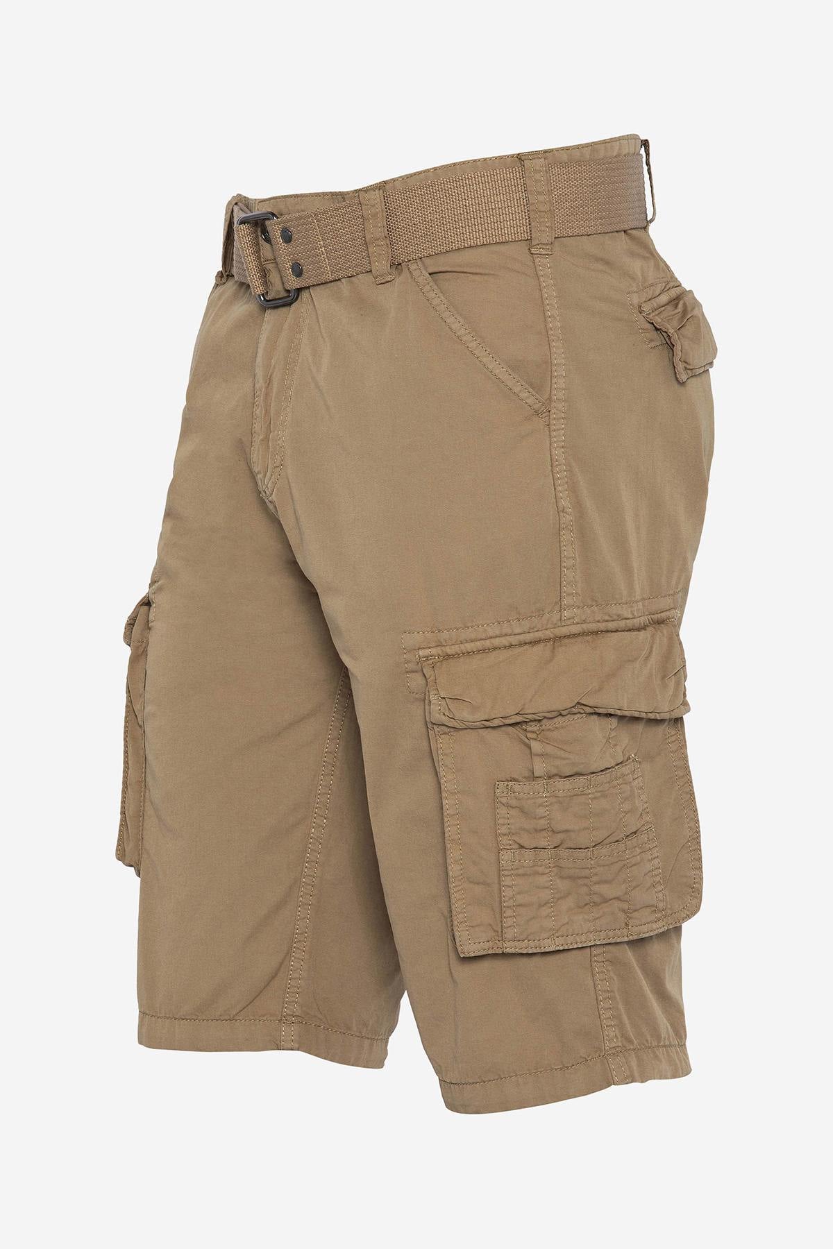 Beige cargo shorts - Image n°4