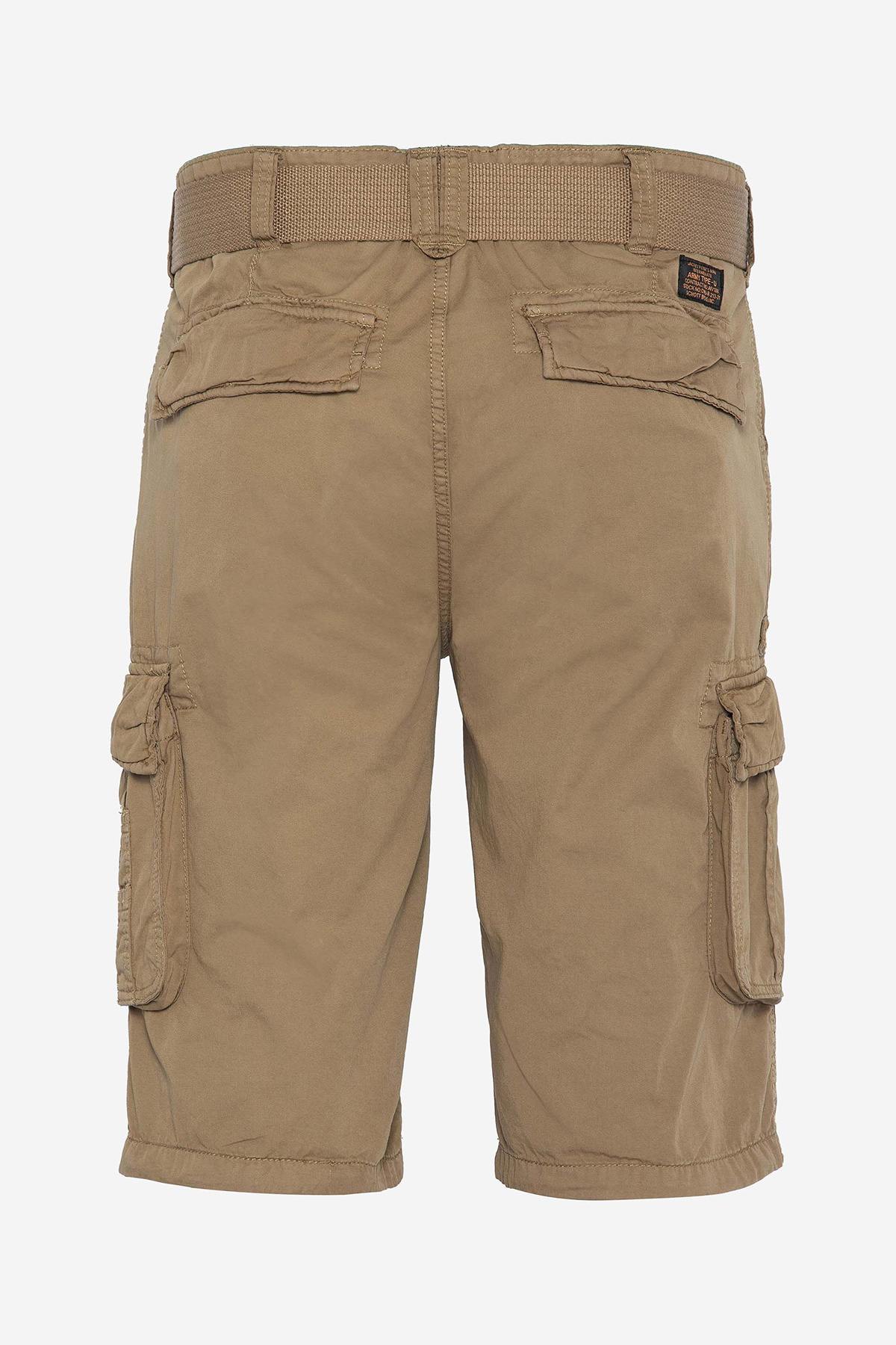 Beige cargo shorts - Image n°2