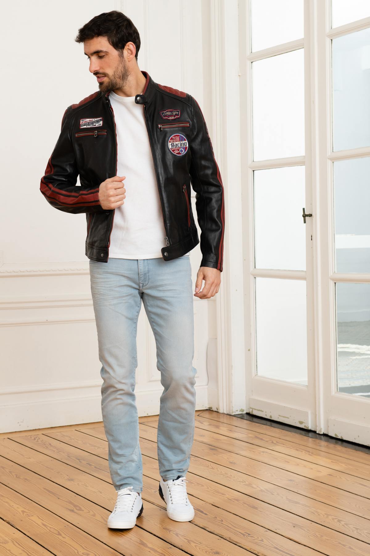 Black and red racing jacket - Image n°4