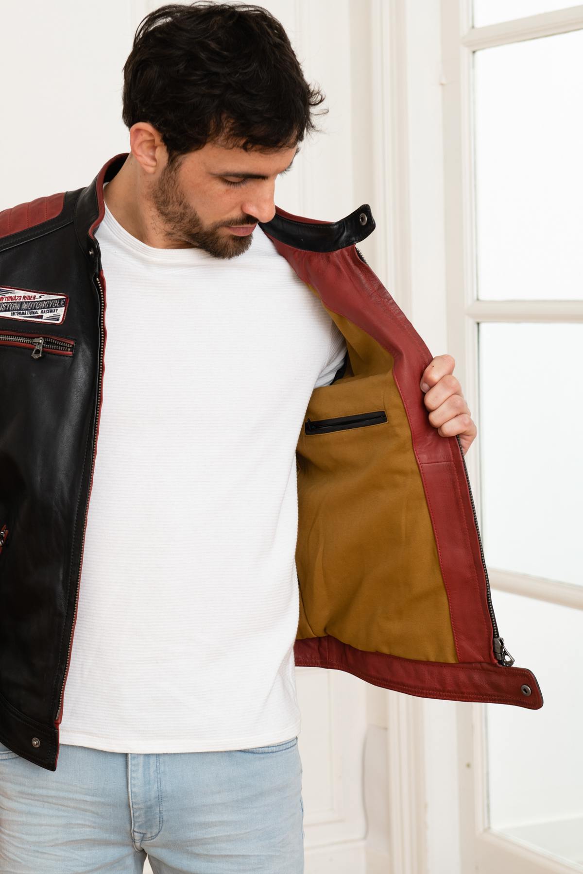 Black and red racing jacket - Image n°5