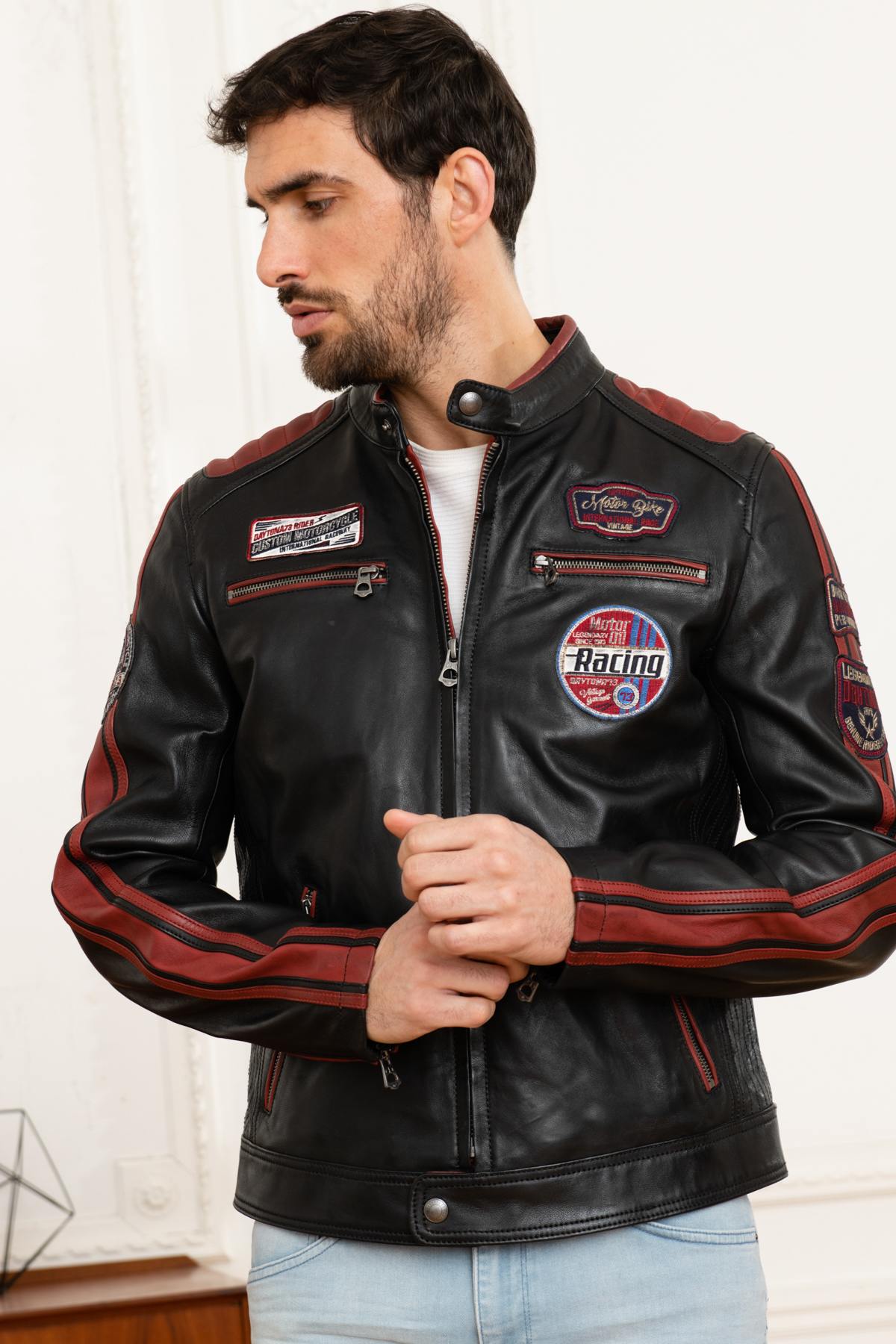 Black and red racing jacket - Image n°7