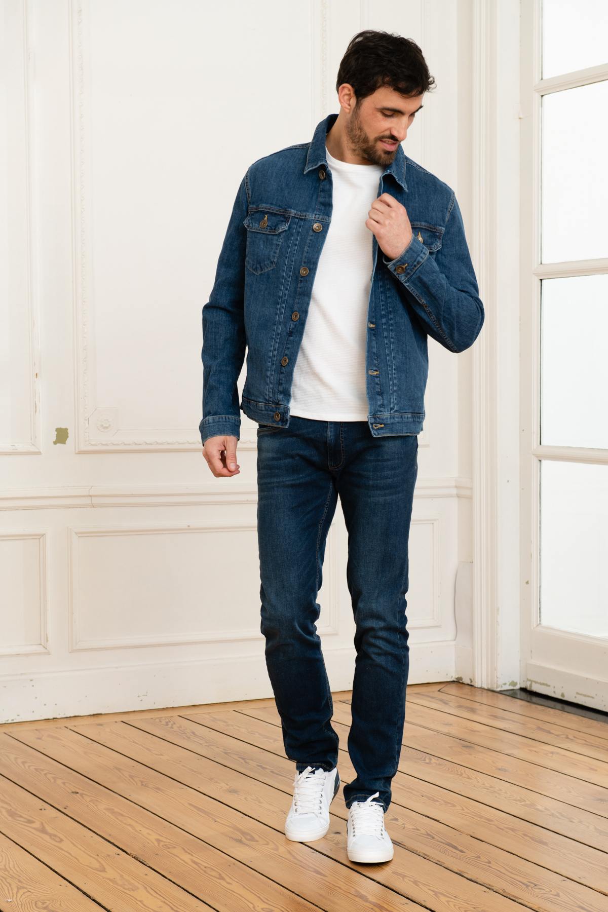 Men's denim jacket - Image n°2