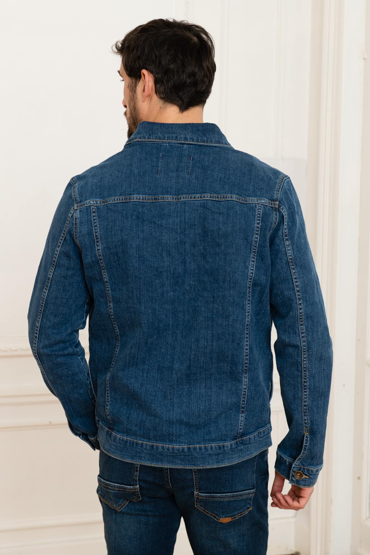 Men's denim jacket - Image n°5