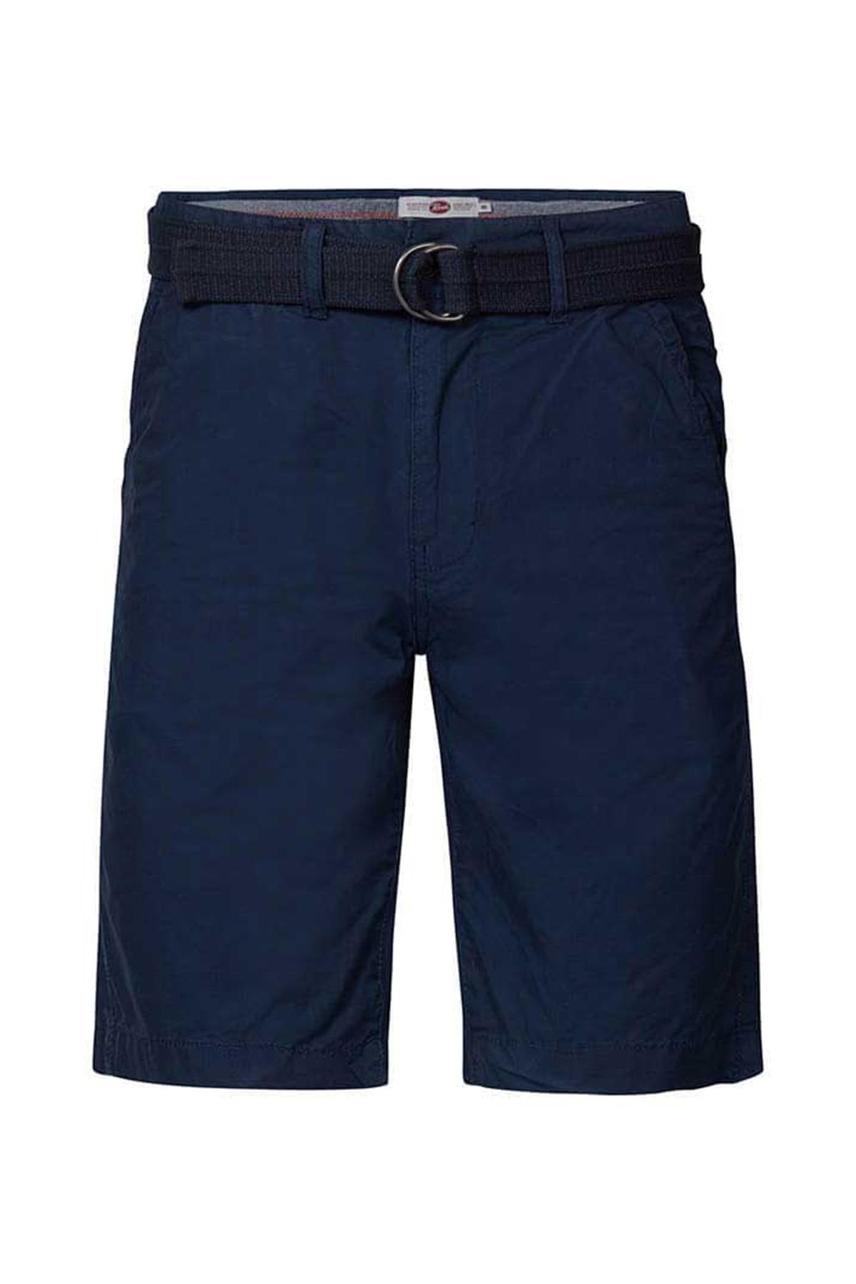 Men's navy blue shorts - Image n°4