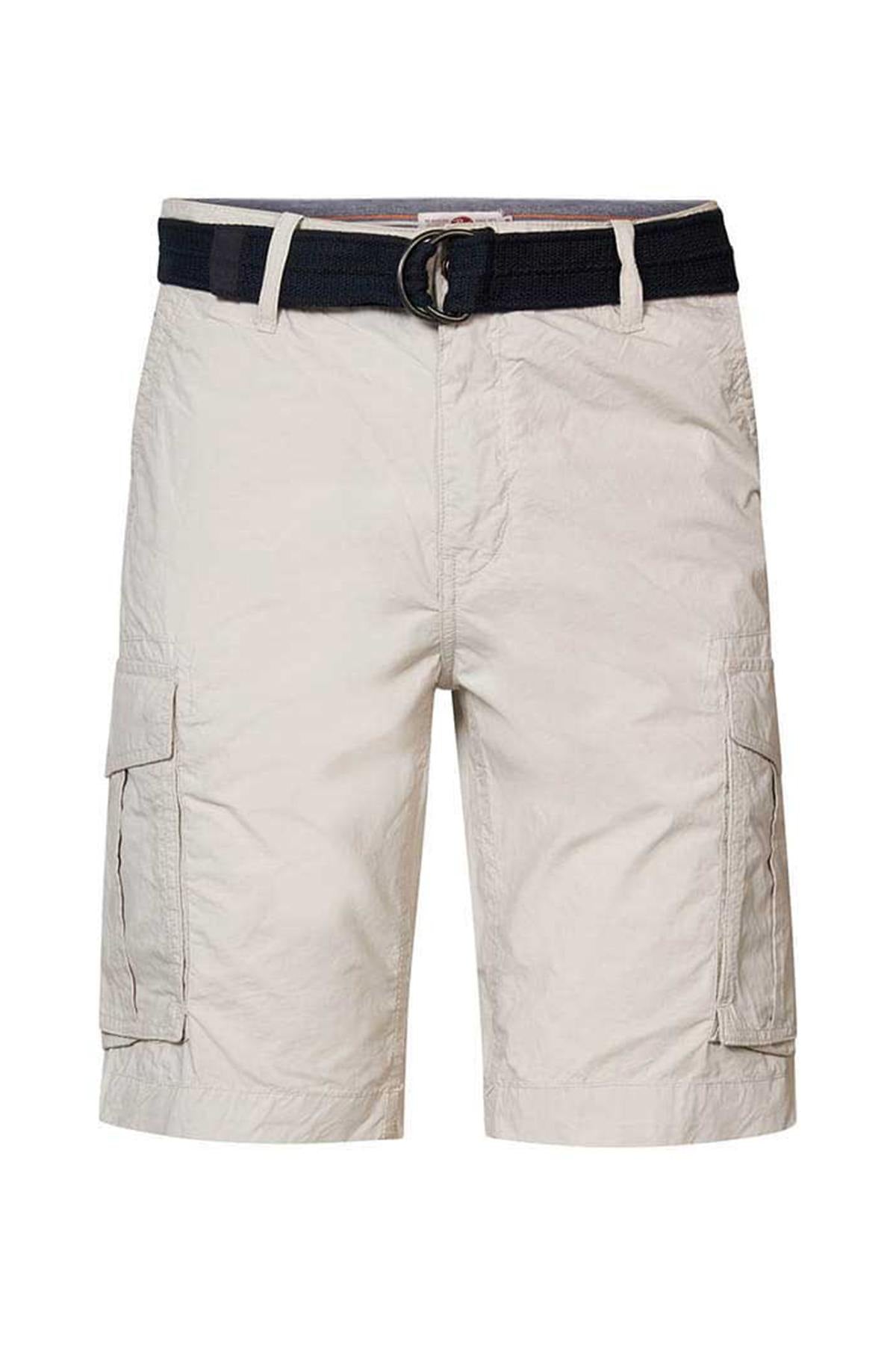 White cargo shorts with belt - Image n°4