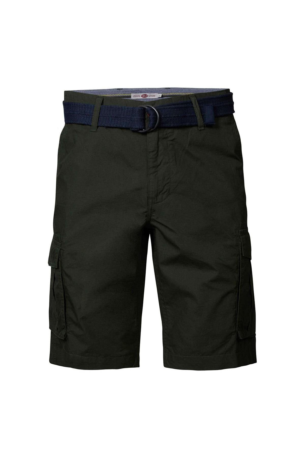 Khaki cargo shorts - Image n°1