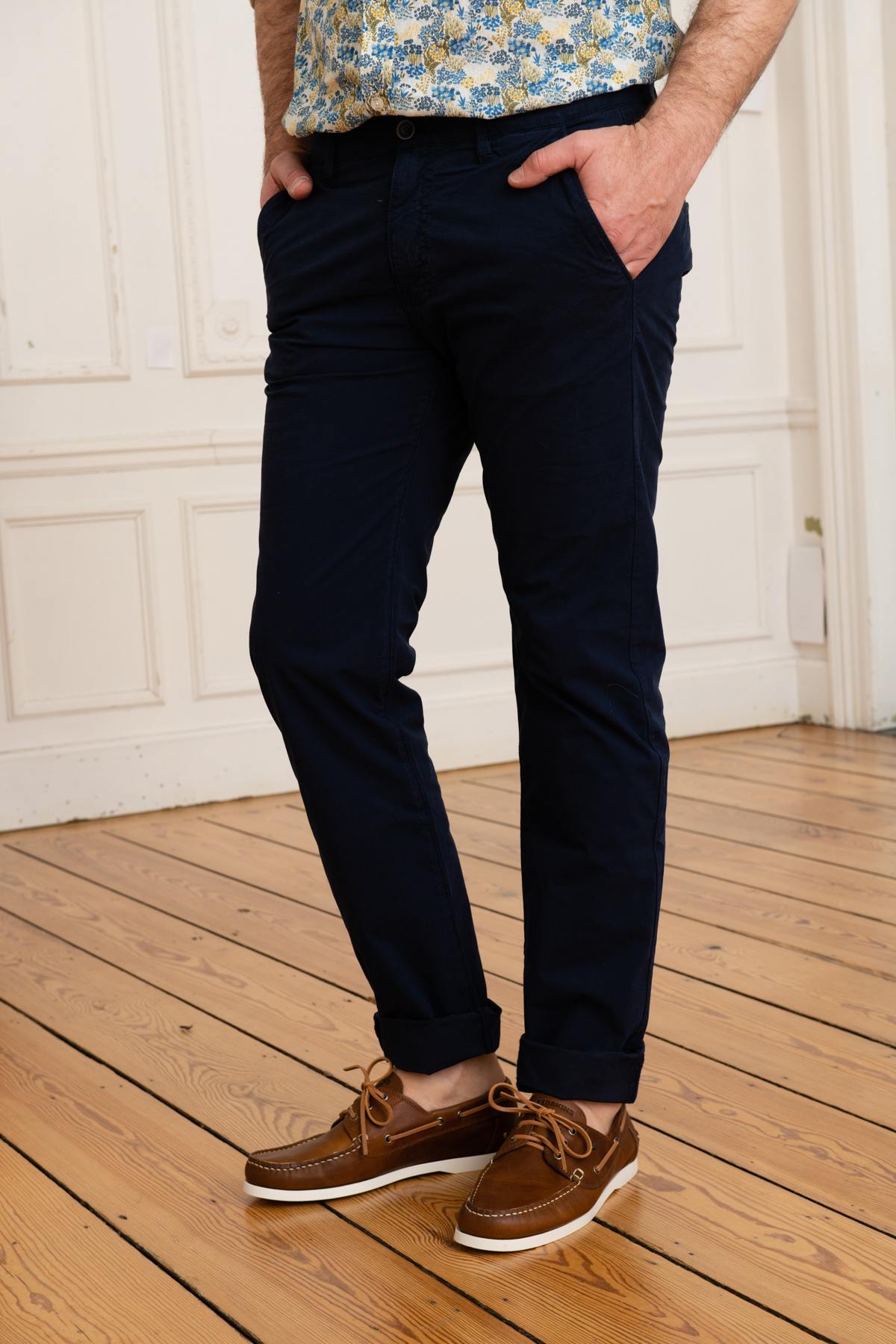 Navy blue pants - Image n°1