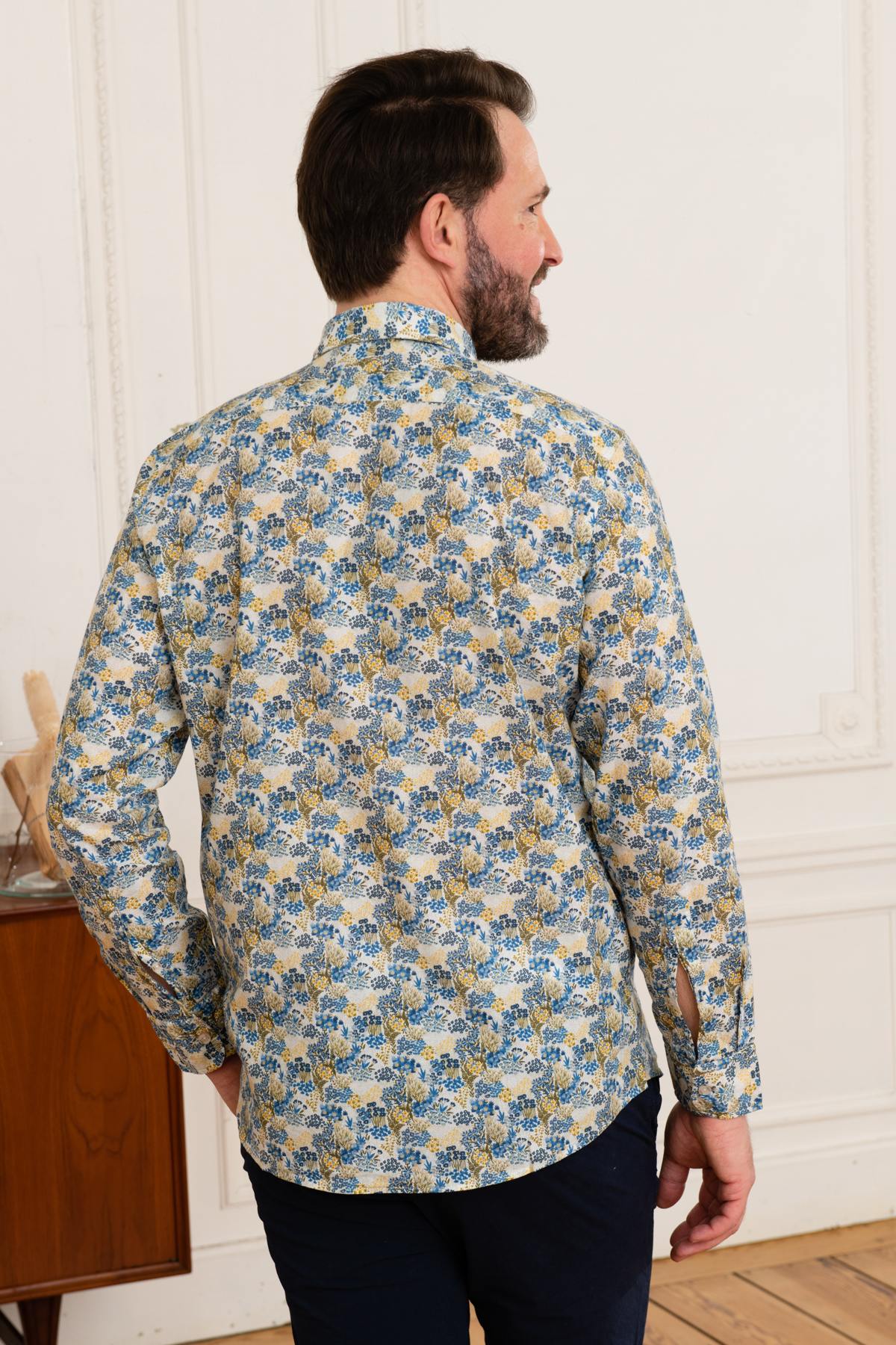 Men's floral patterned shirt - Image n°5