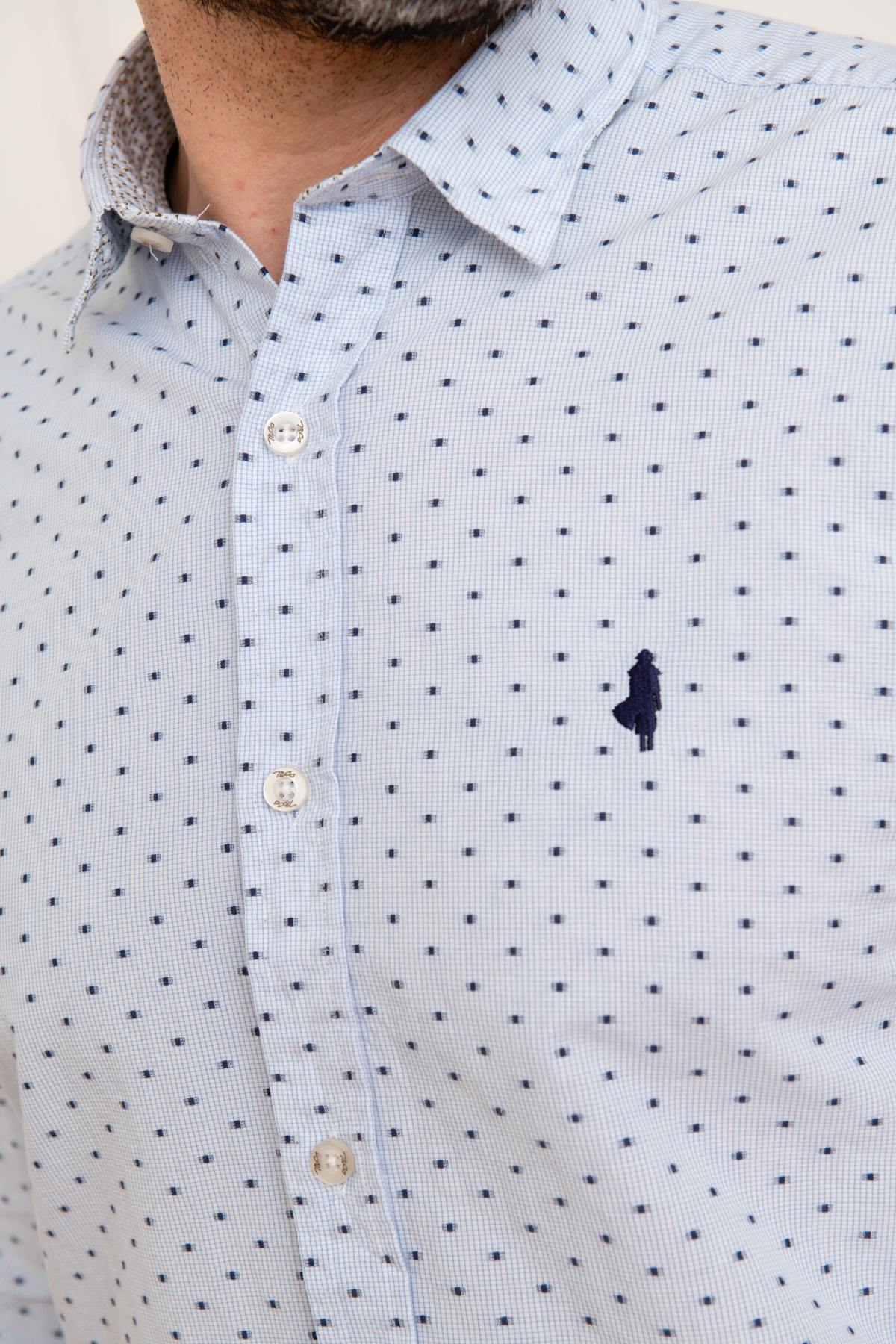 Men's sky blue shirt - Image n°2