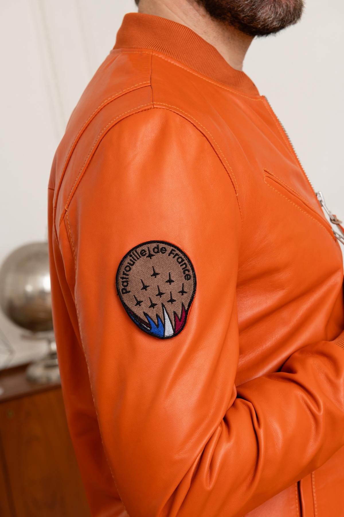 Orange bomber from the Patrouille de France - Image n°4