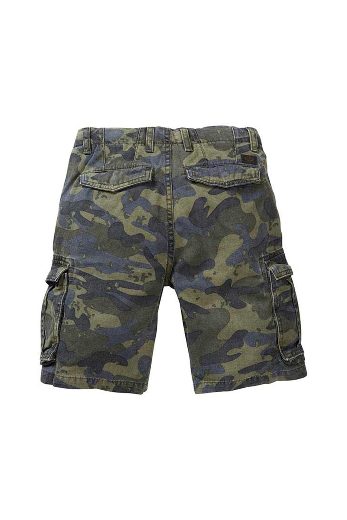 Camouflage cargo shorts - Image n°2