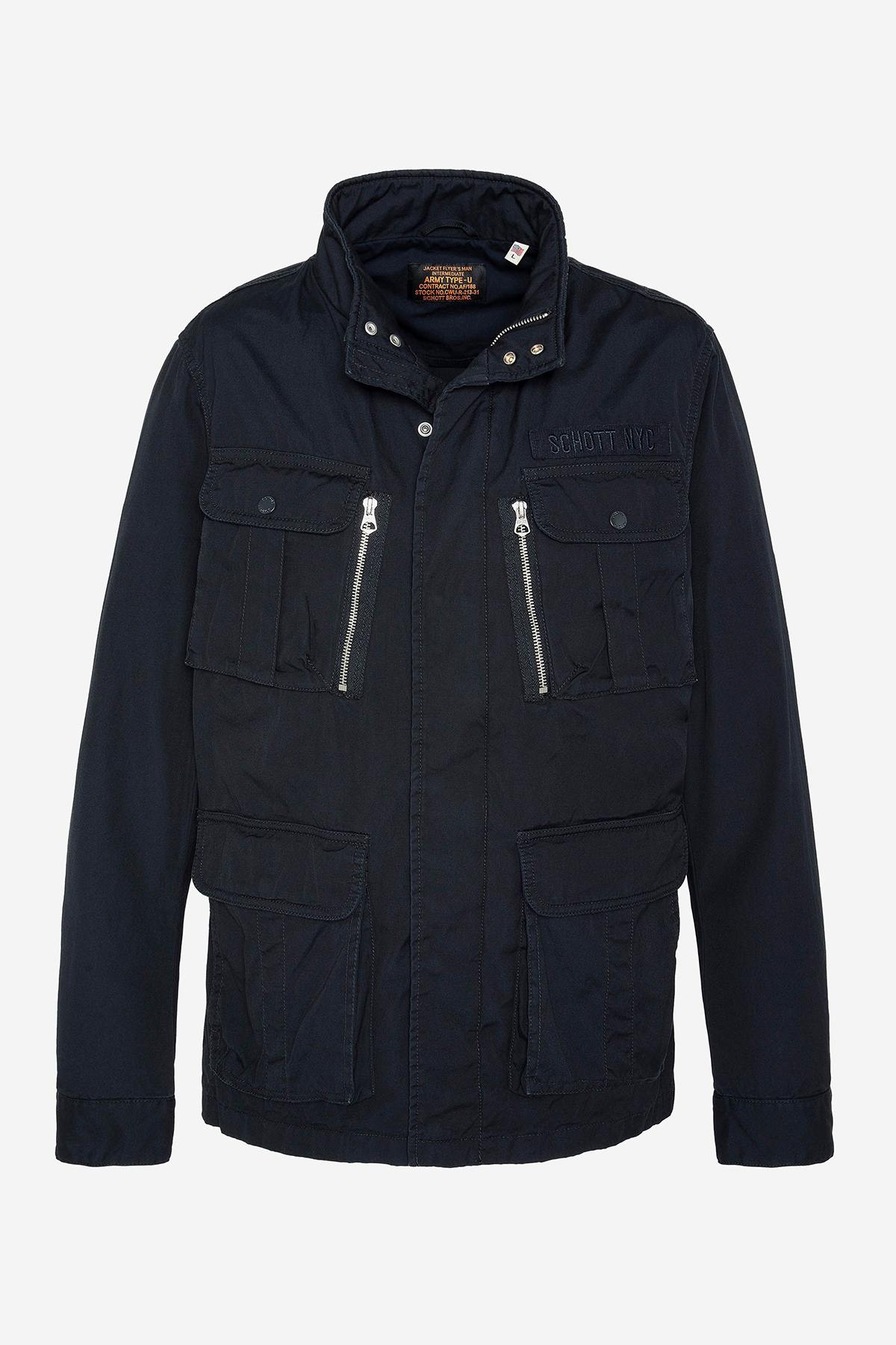 Navy blue American military jacket - Image n°3