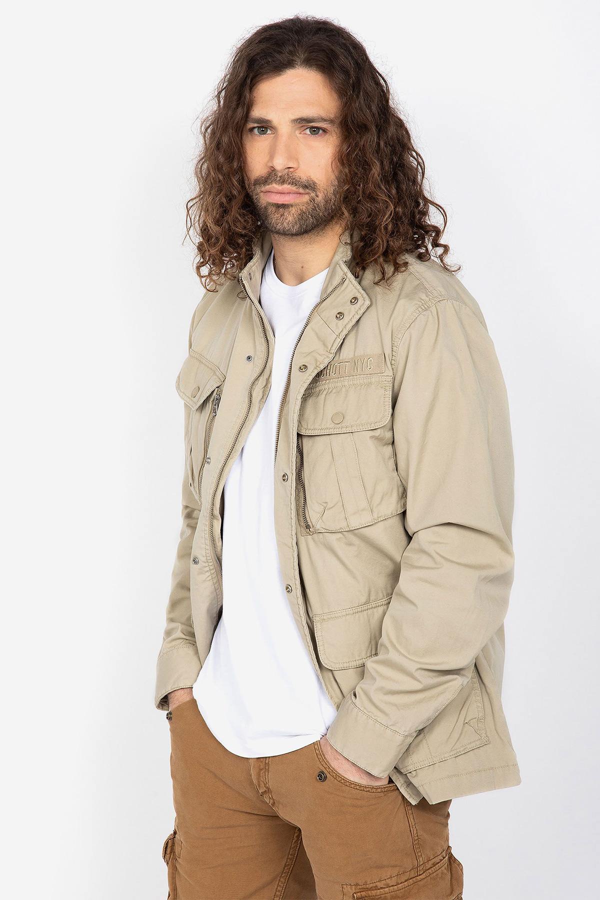 Light beige US combat jacket - Image n°3