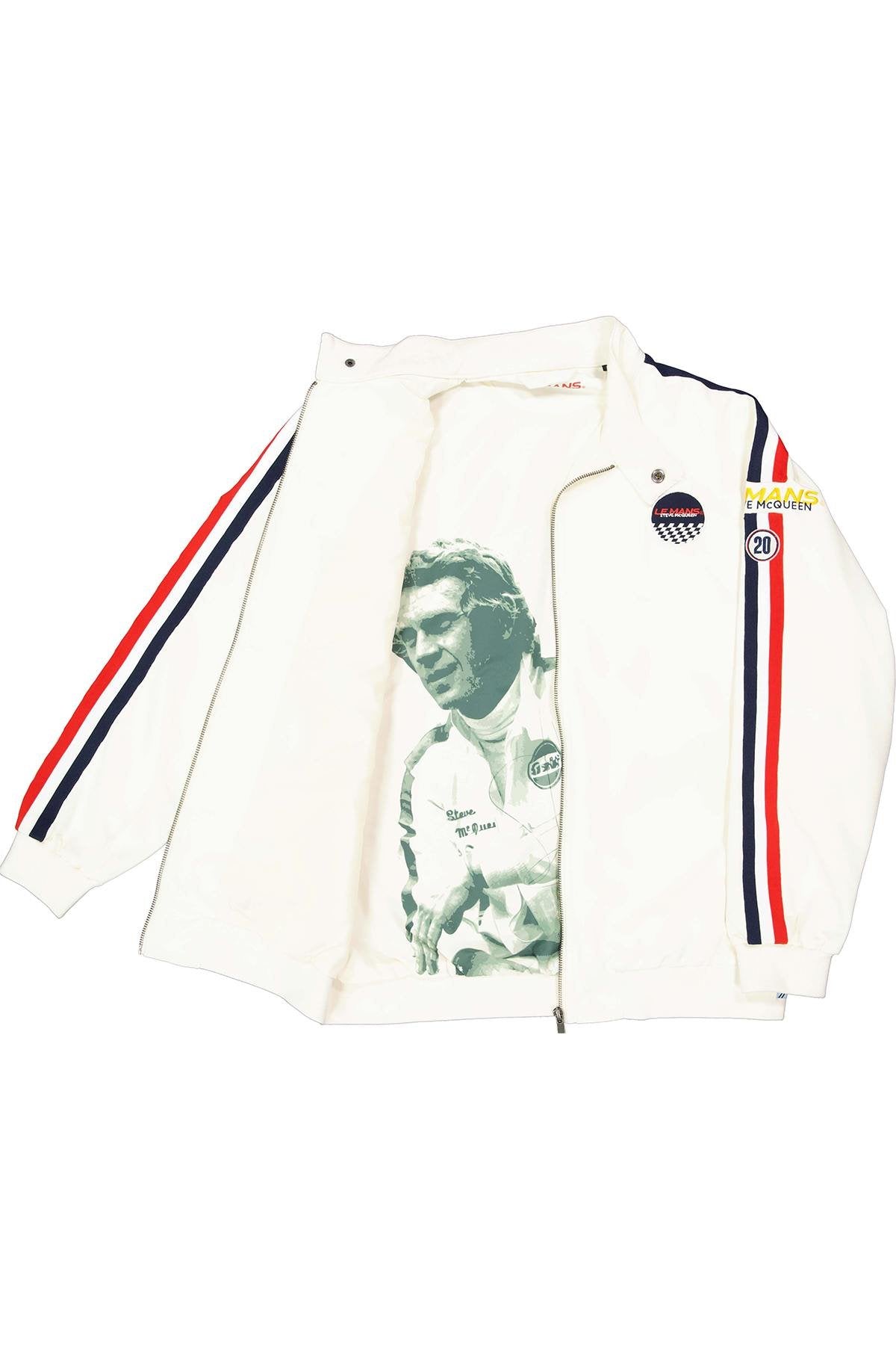 White sportswear jacket Steve McQueen King of Cool - Image n°2