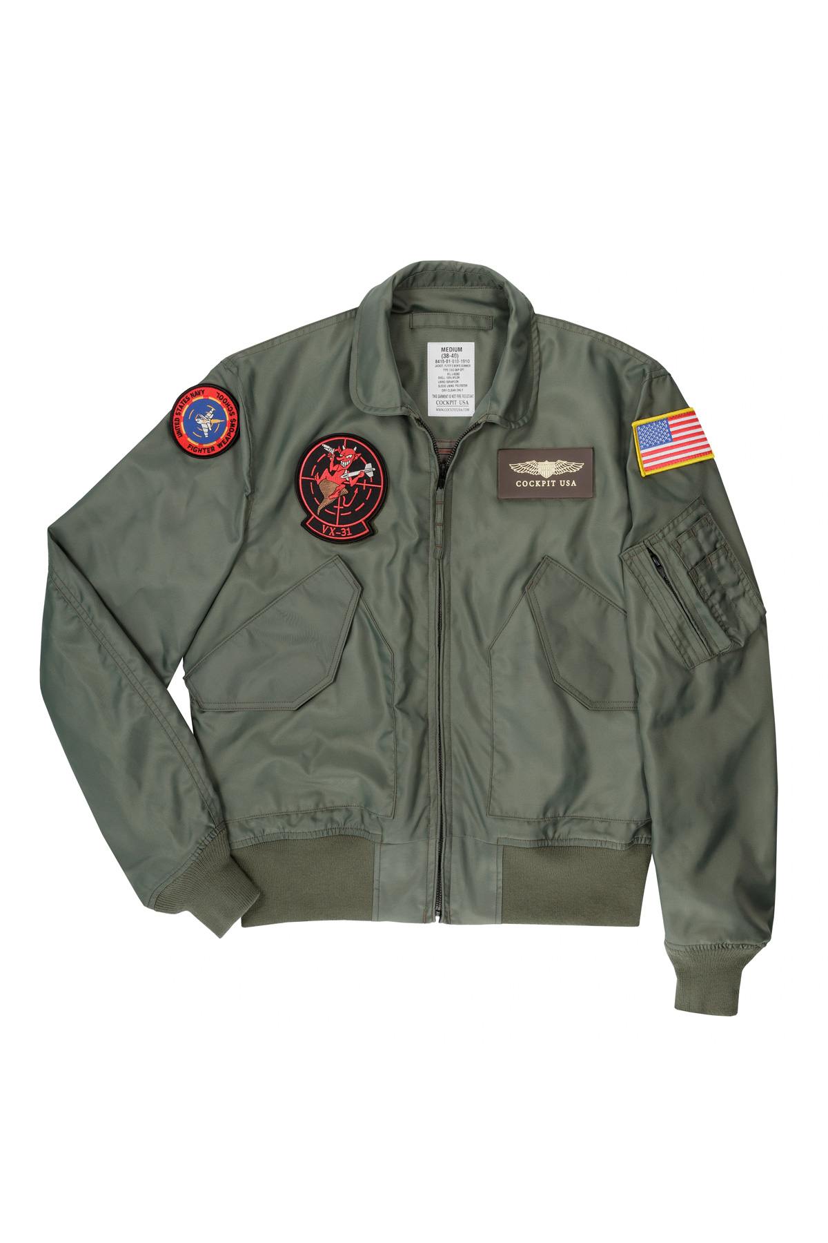 Bomber Flight Jacket US Mil-Spec 'Top Gun' - Image n°2