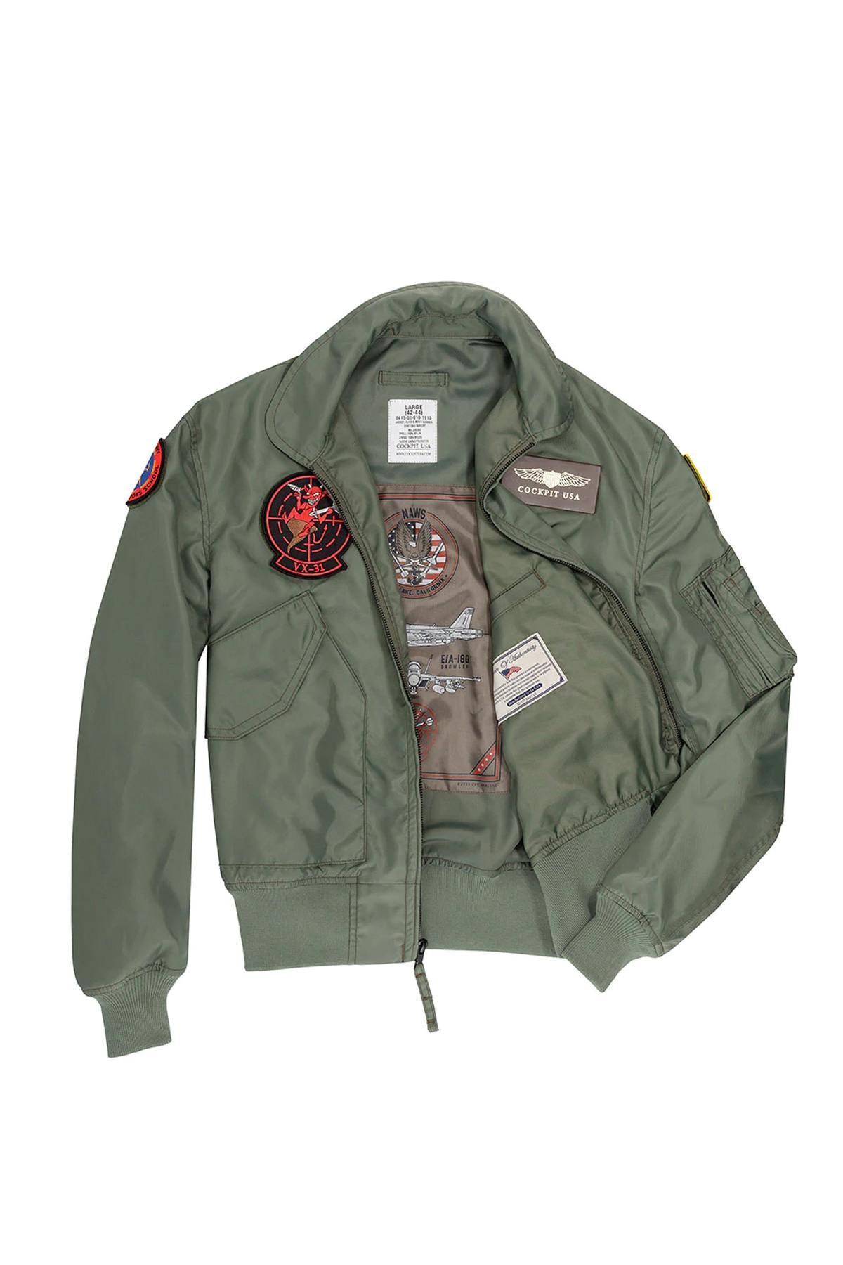 Bomber Flight Jacket US Mil-Spec 'Top Gun' - Image n°5