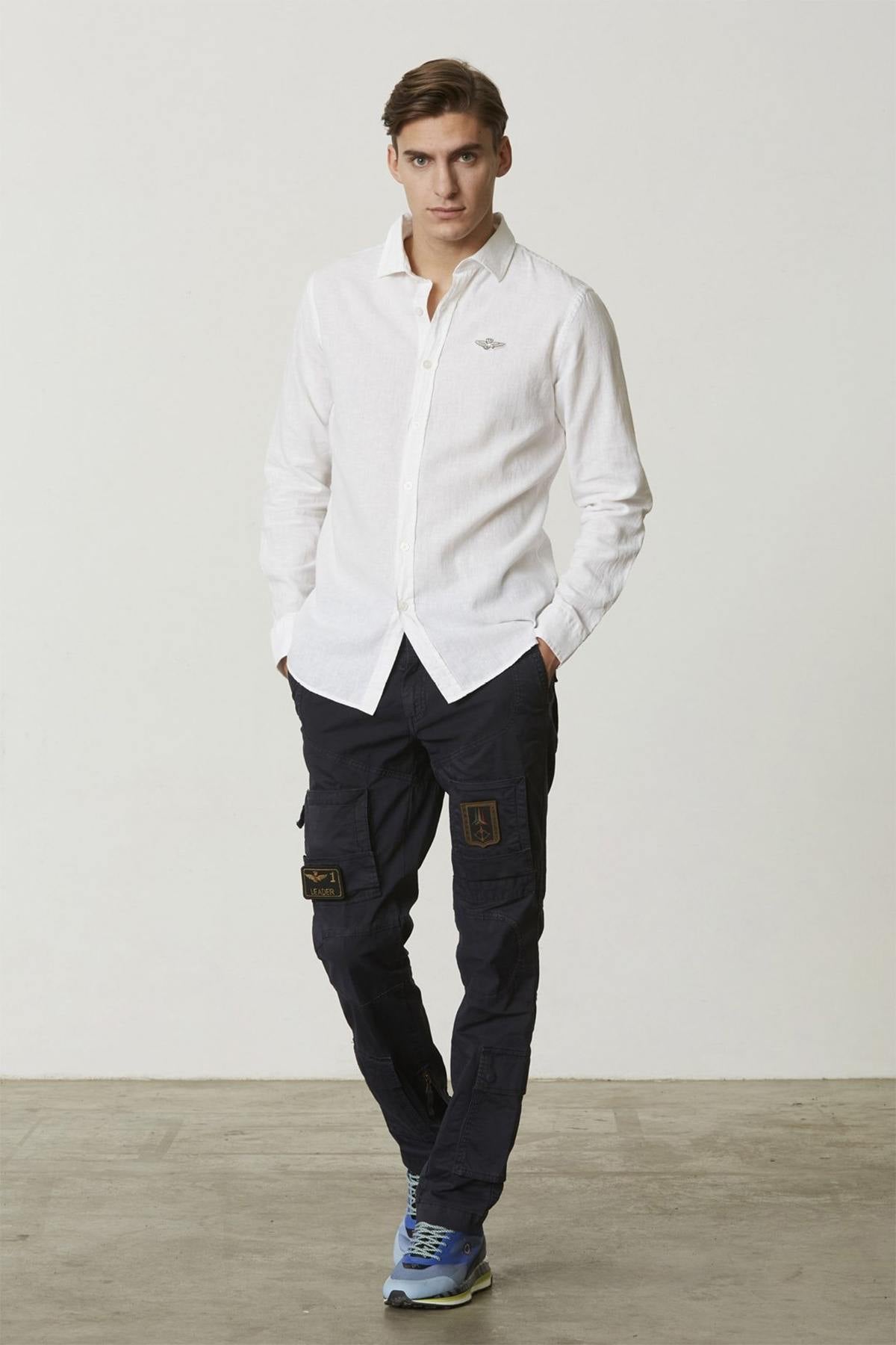 Dark blue Anti-G military pants - Image n°8