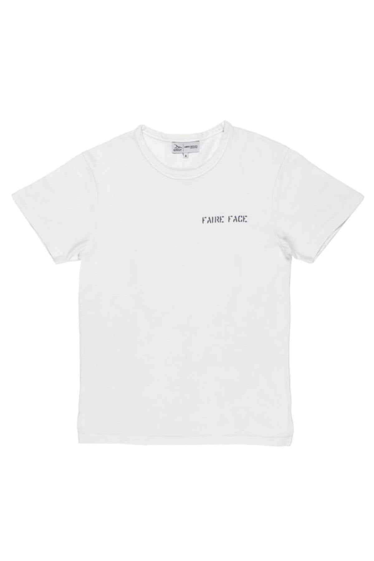 White Air Force t-shirt with cockade - Image n°2