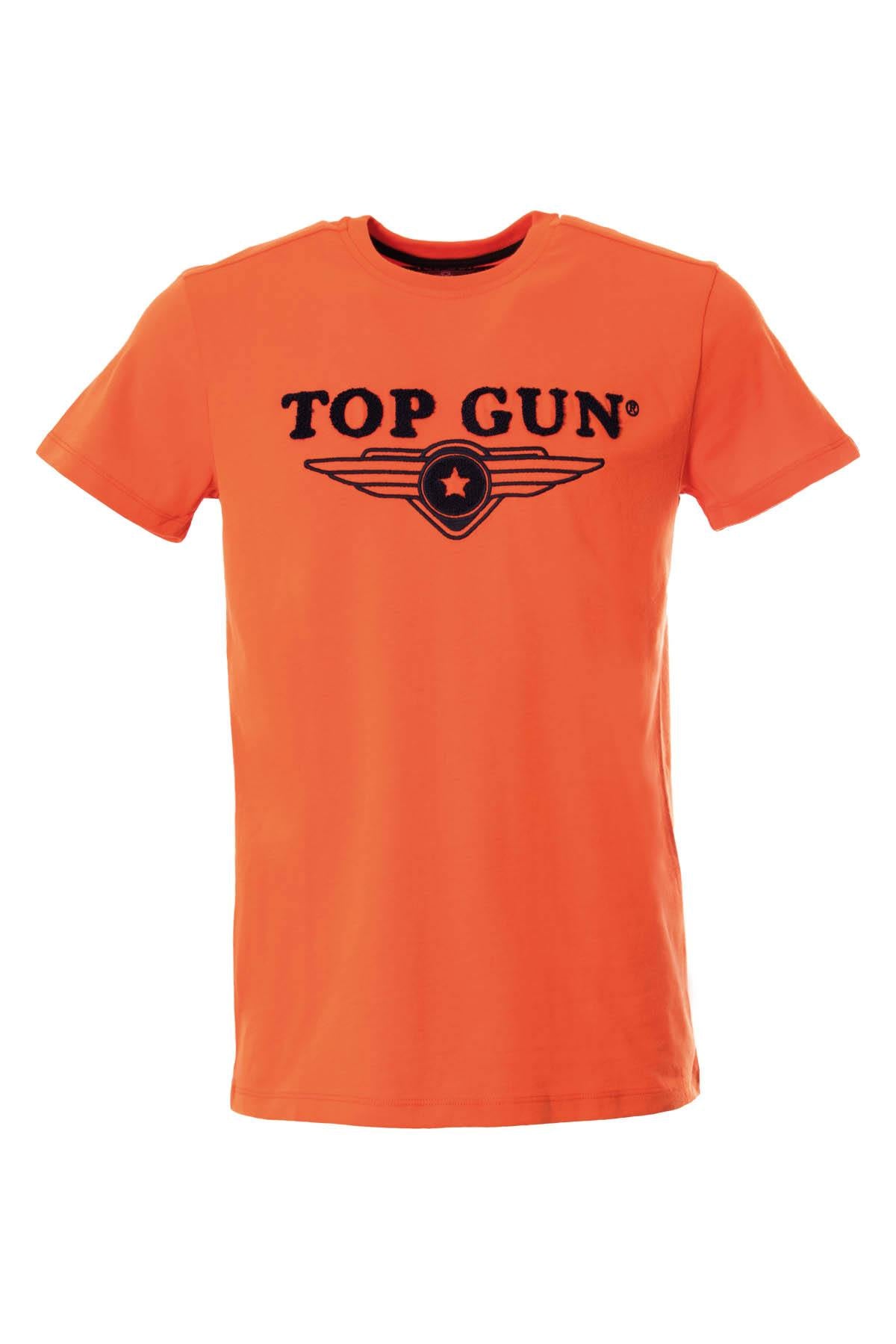 Orange Top Gun t-shirt - Image n°1