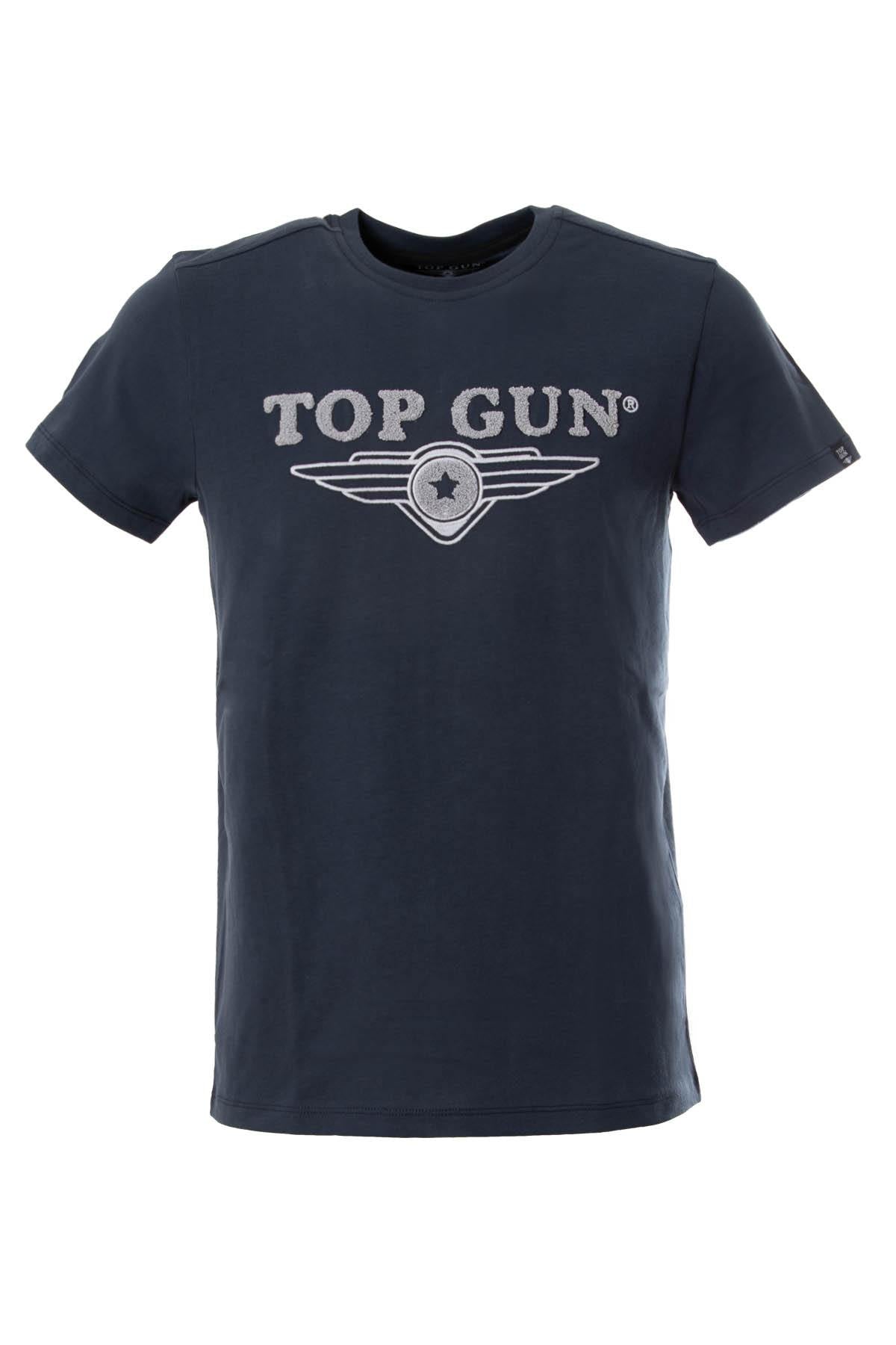 Top Gun navy blue t-shirt - Image n°1