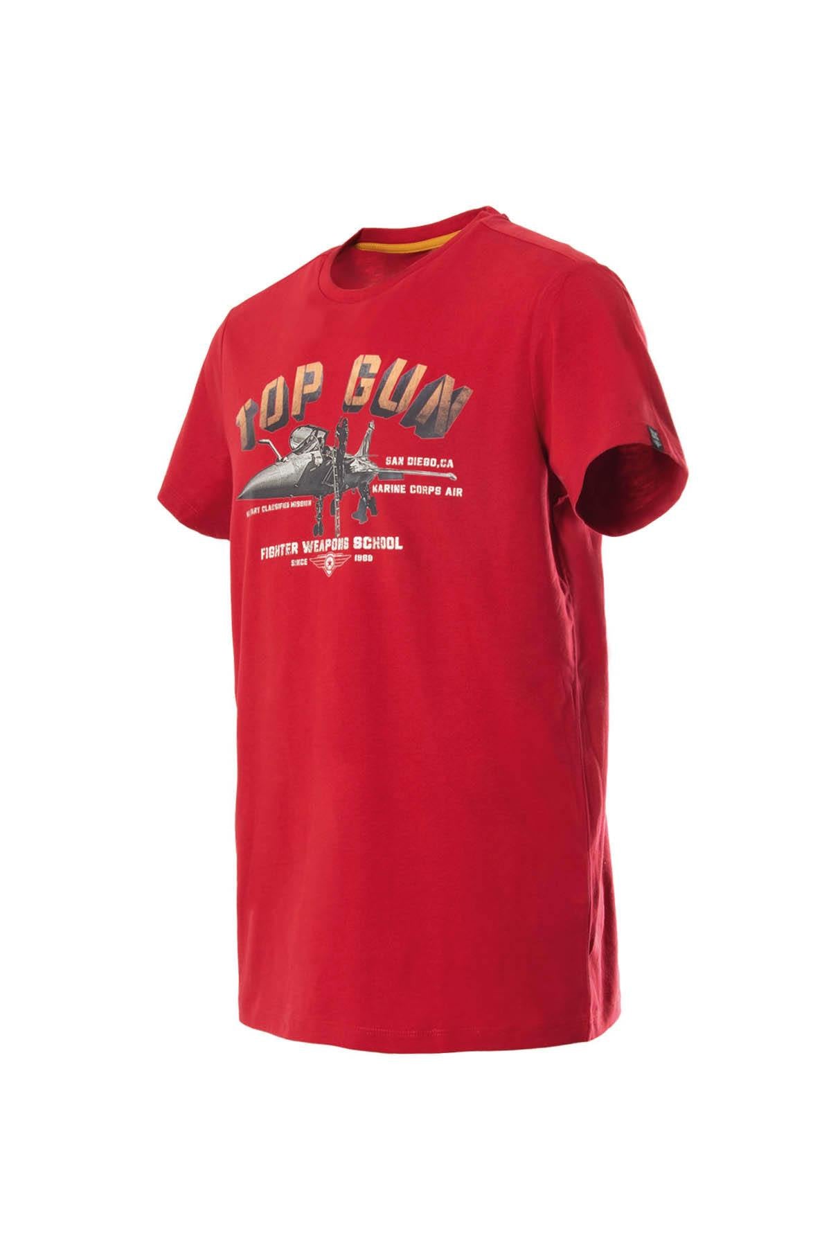 Fighter Weapons School Red T-Shirt - Image n°2