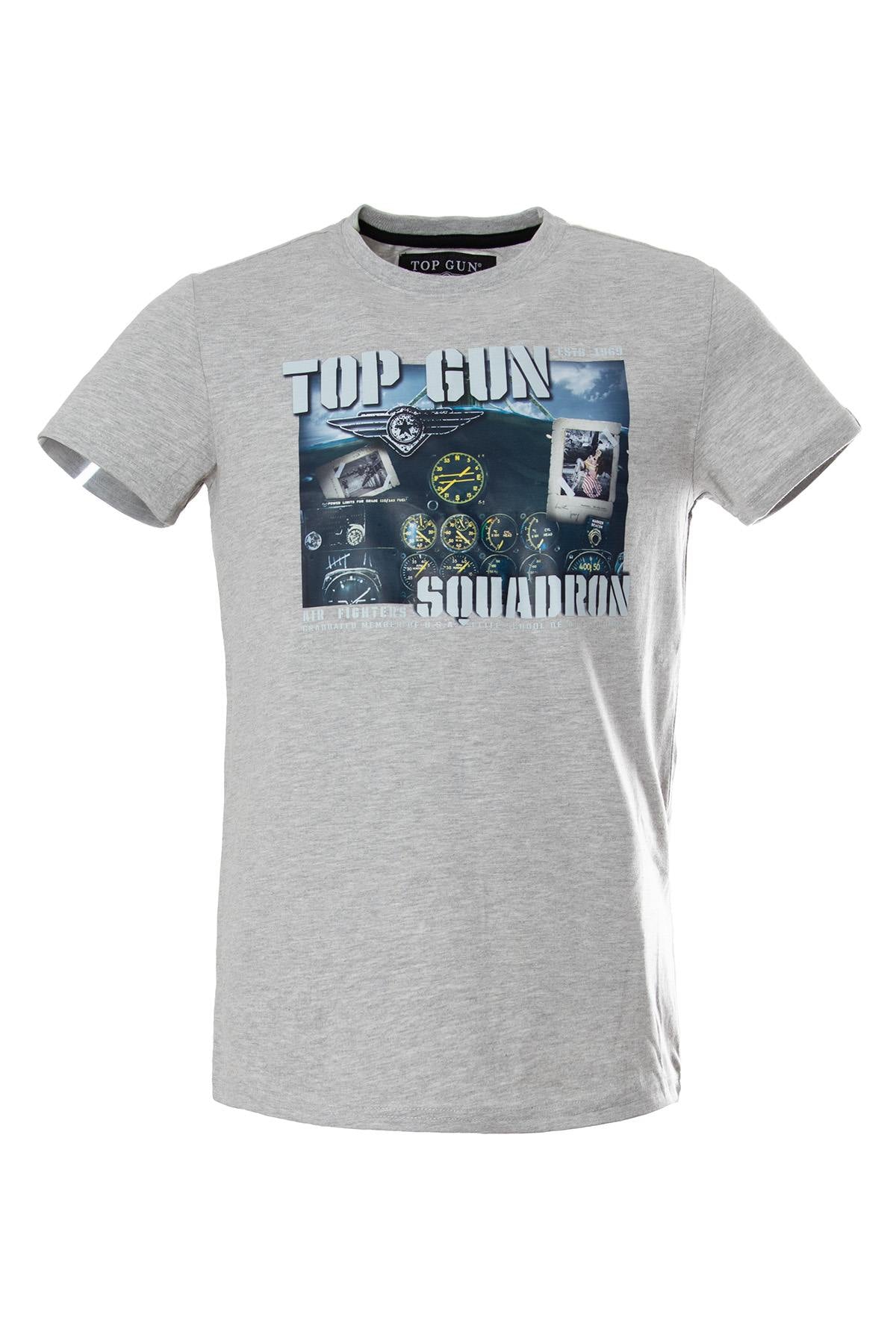 Top Gun Squadron men's gray t-shirt - Image n°1