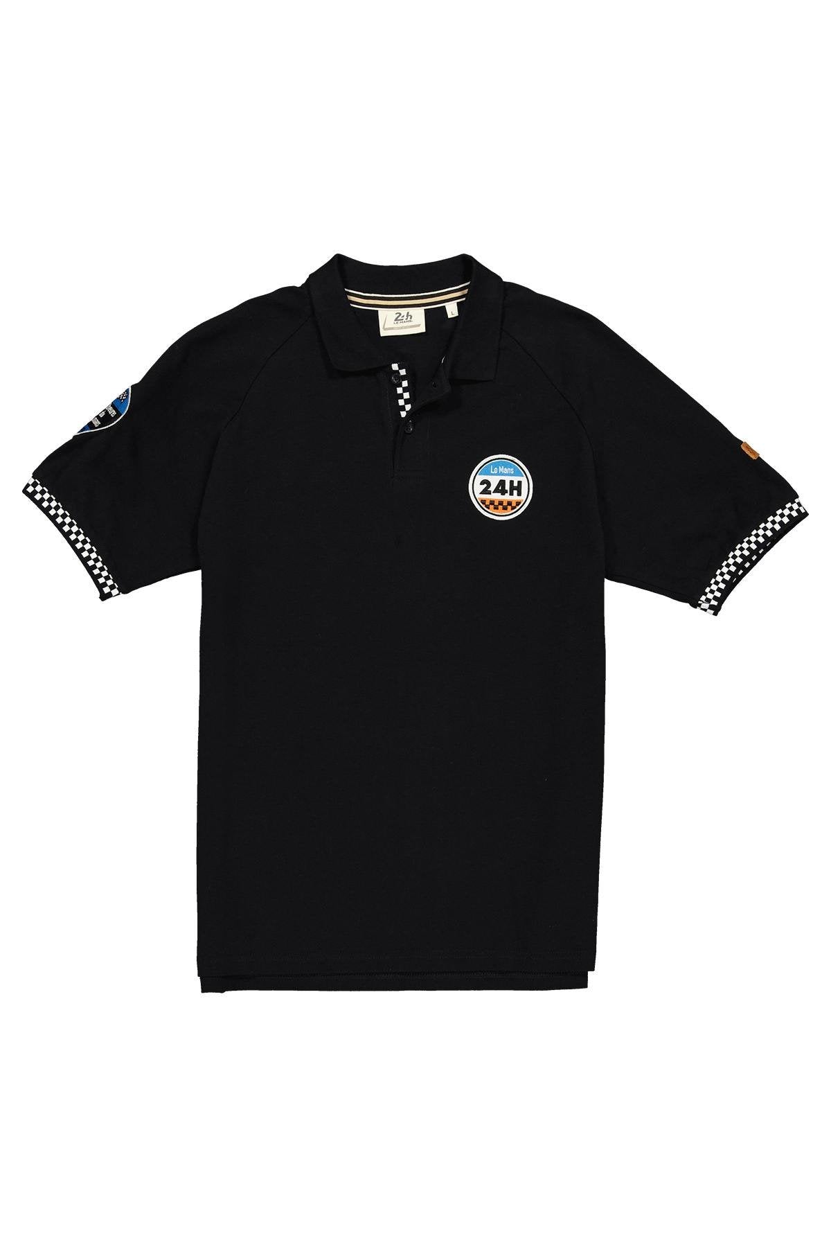 Black polo shirt from the 24h of Le Mans - Image n°1