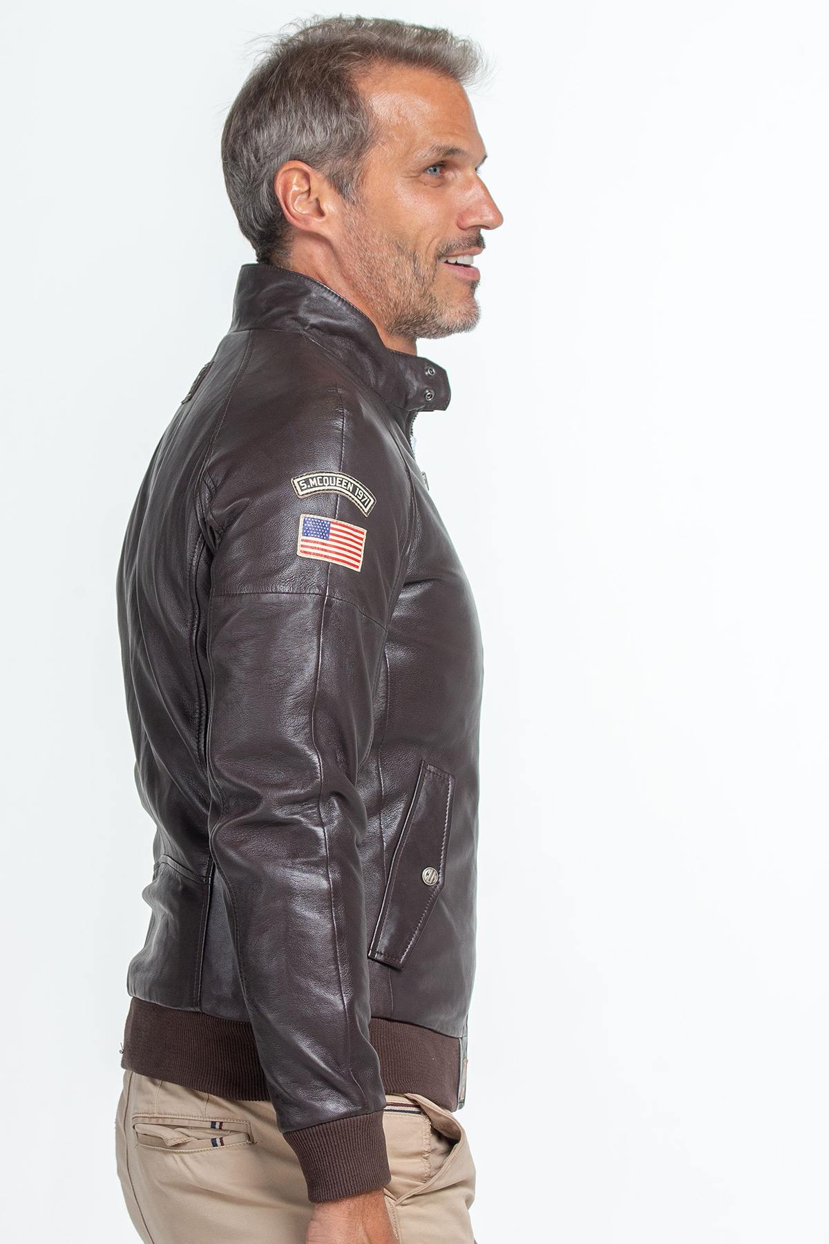 Vintage Steve McQueen leather jacket - Image n°3