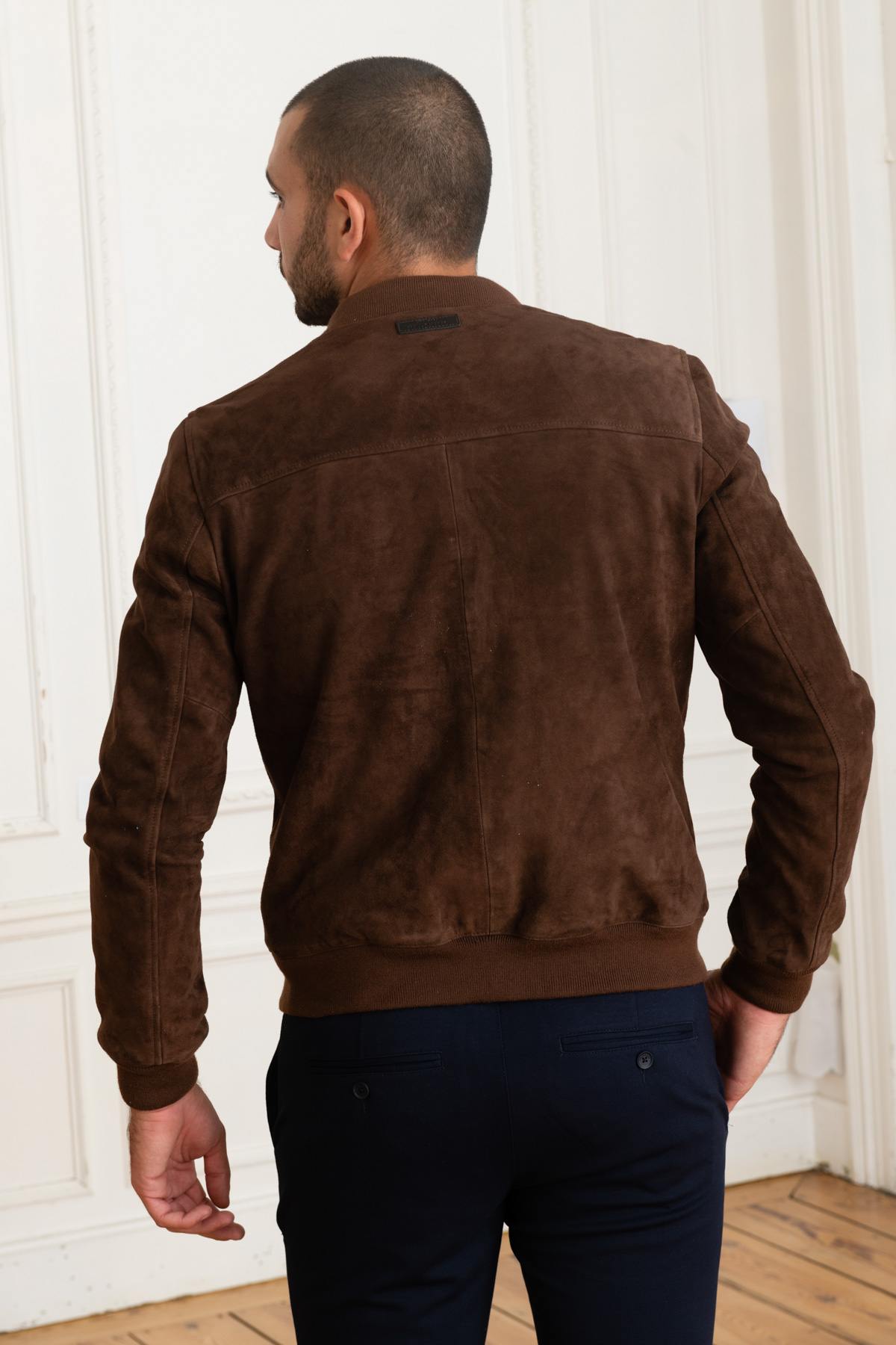 Teddy in brown suede leather - Image n°6