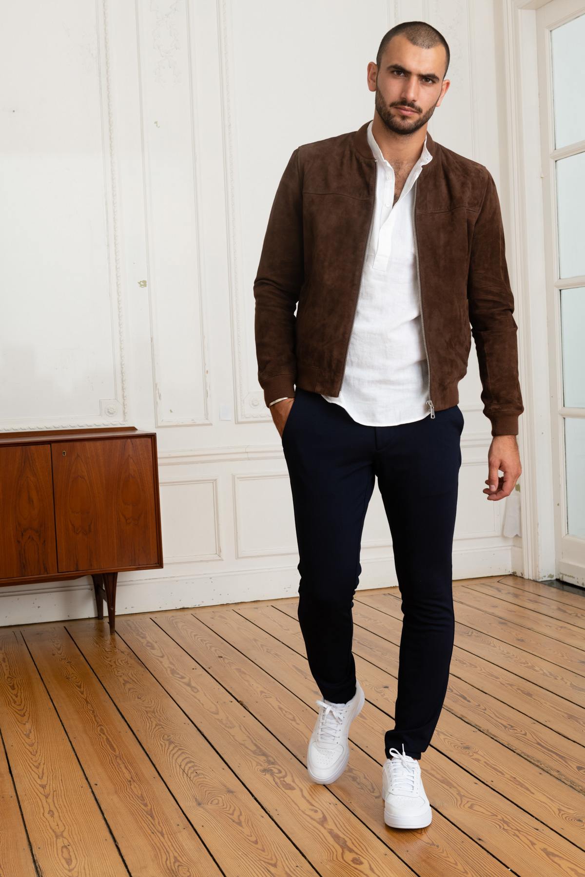 Teddy in brown suede leather - Image n°2