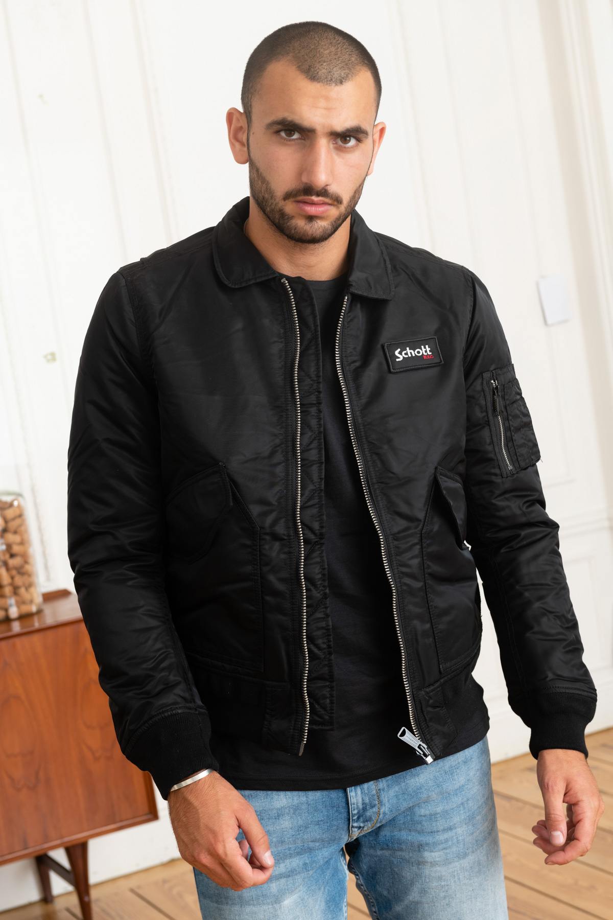 Black CWU bomber jacket - Image n°3