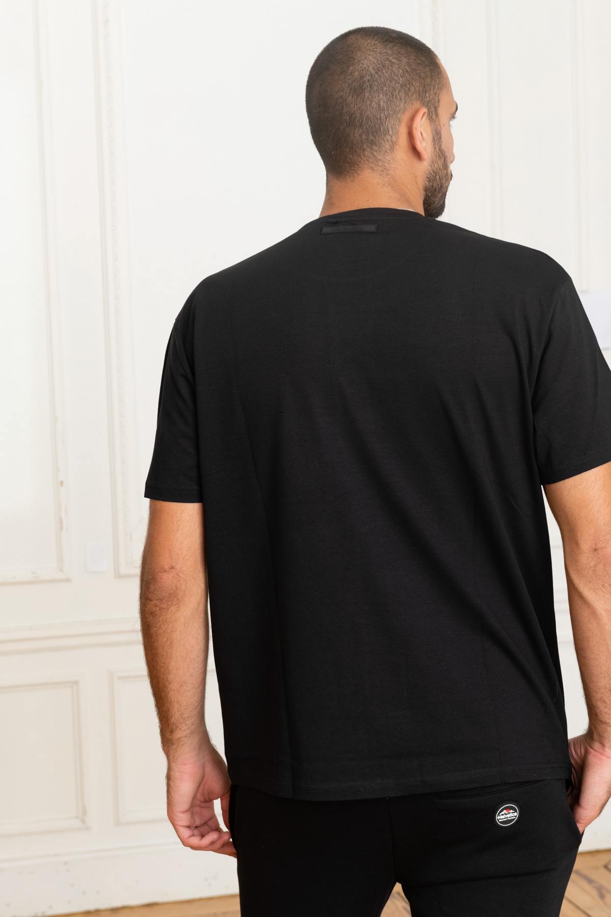 Loose black streetwear t-shirt - Image n°4