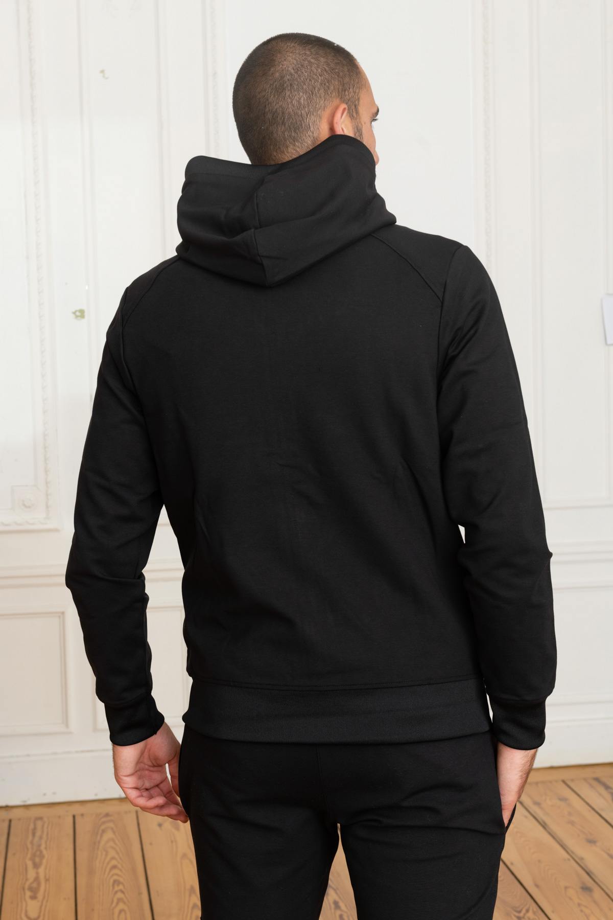 Black zipped track jacket - Image n°4