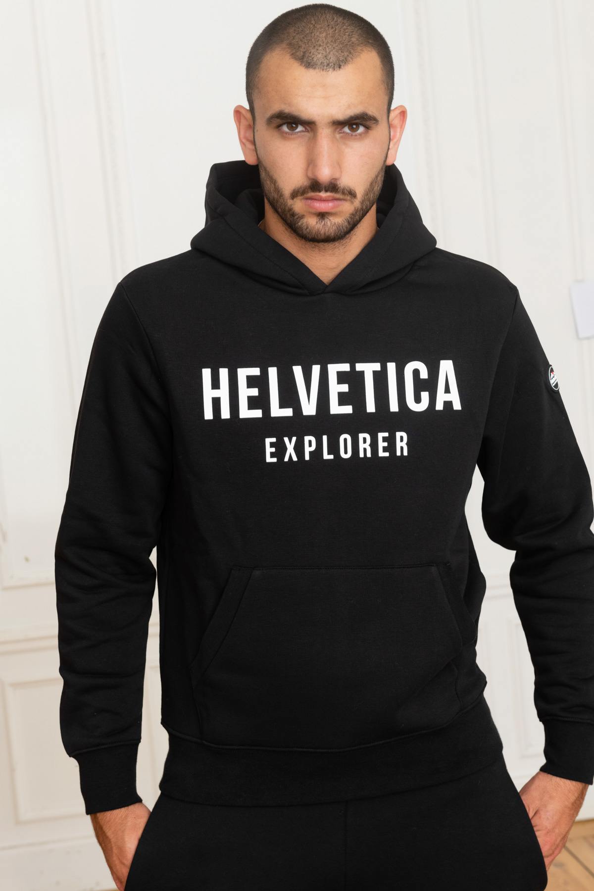 Men's black hoodie - Image n°4