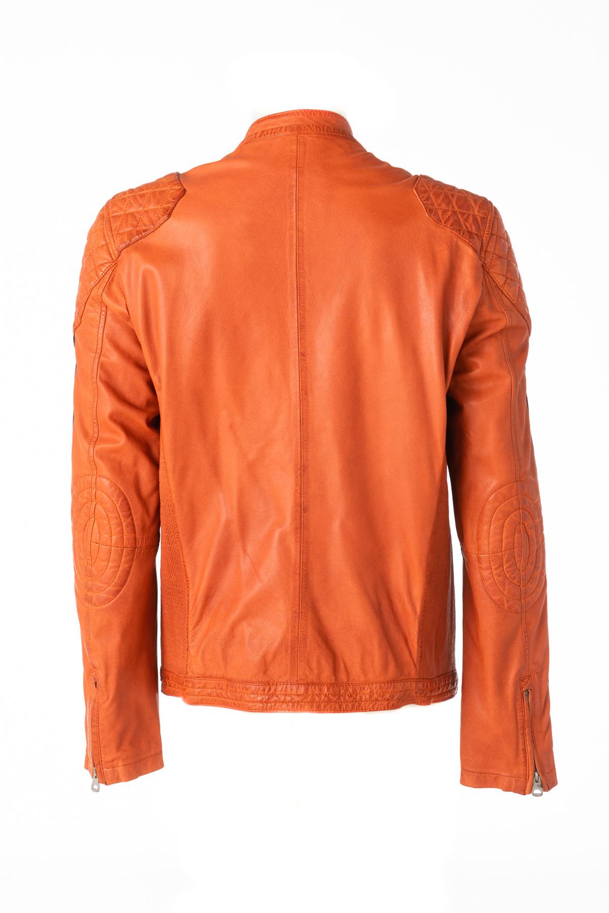 Men's orange Motorsport jacket - Image n°2