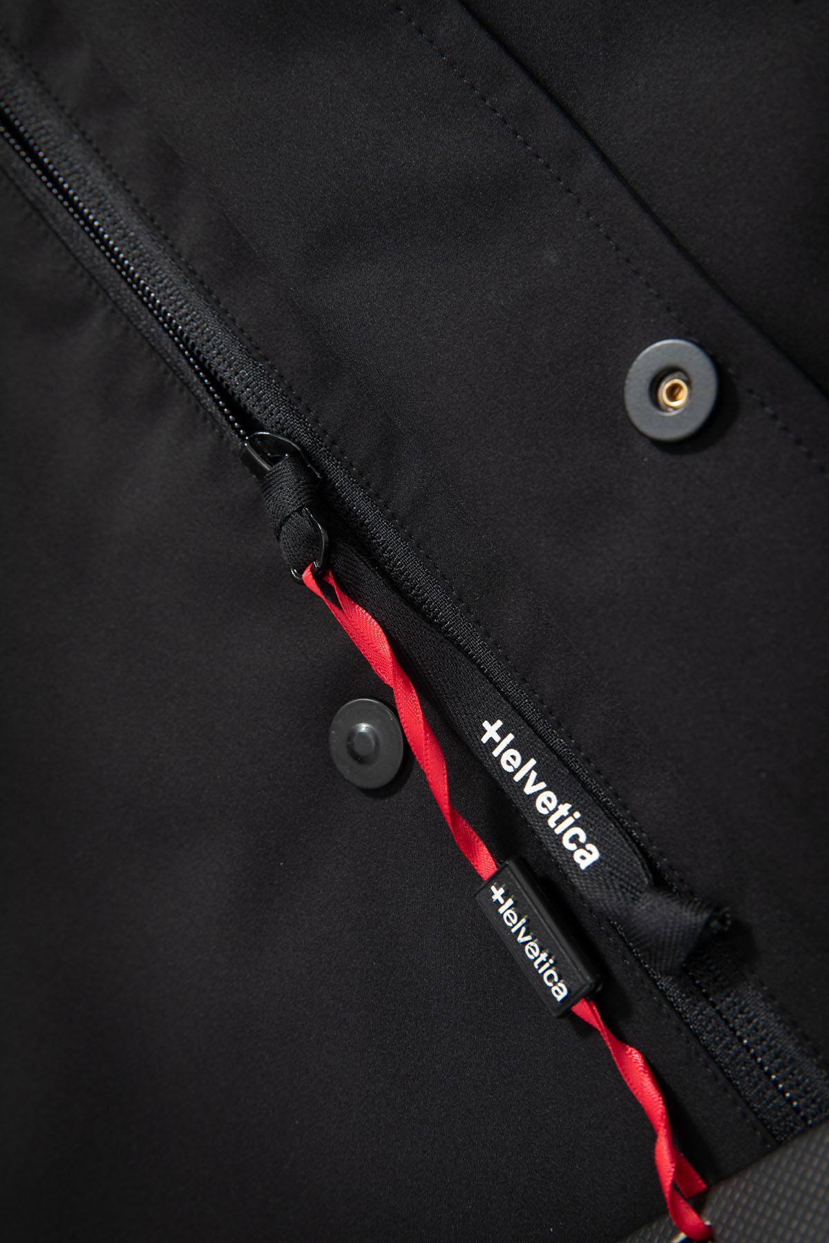 Black technical mountain parka - Image n°8