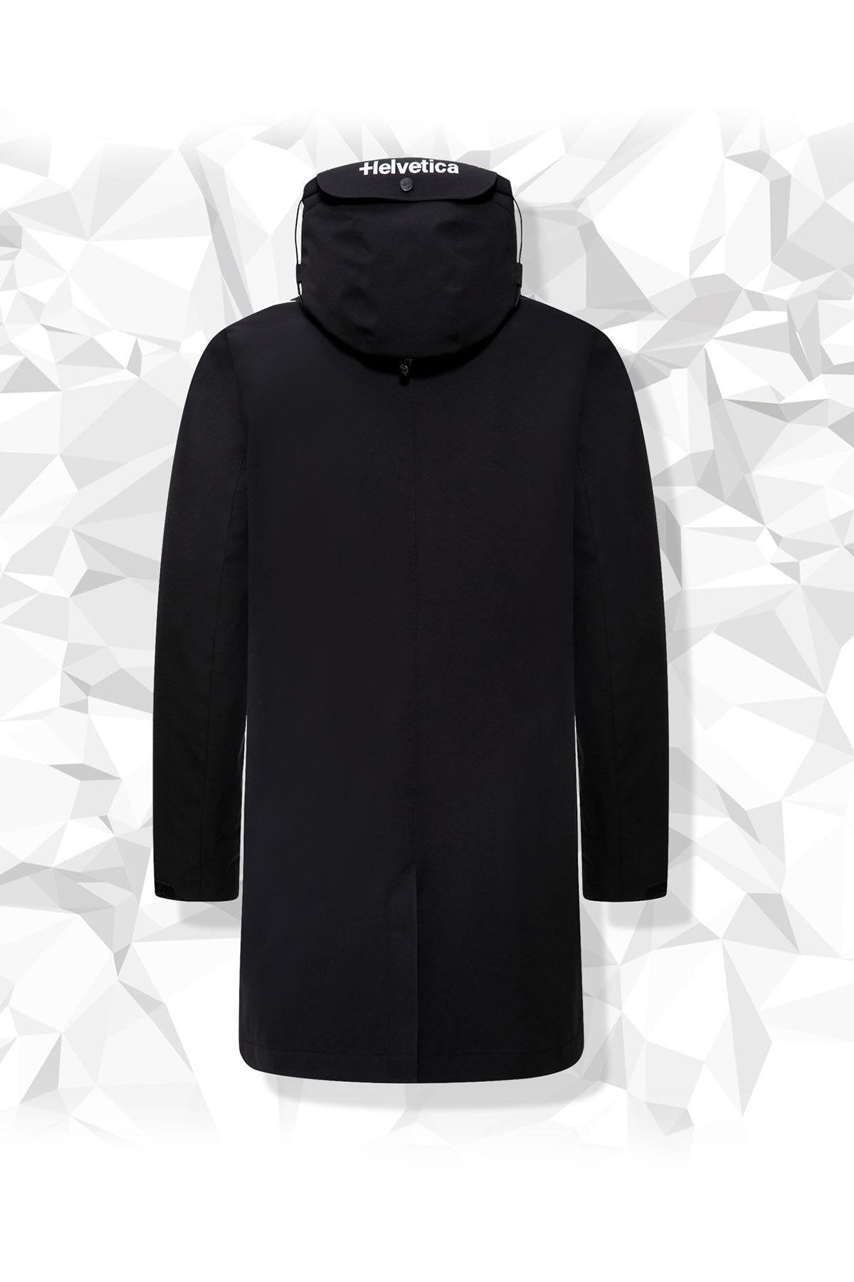 Black technical mountain parka - Image n°7