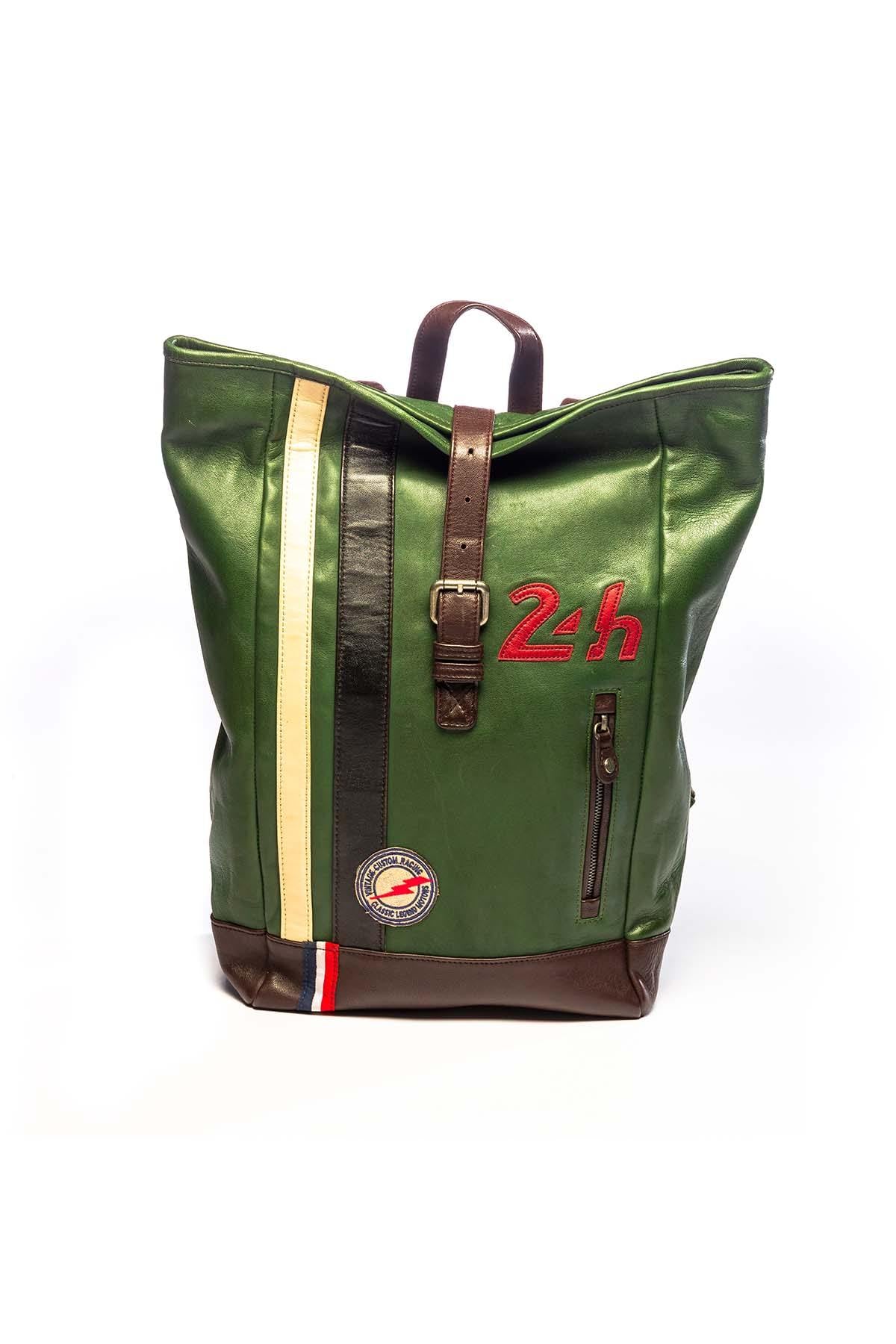 24h du mans khaki backpack - Image n°4