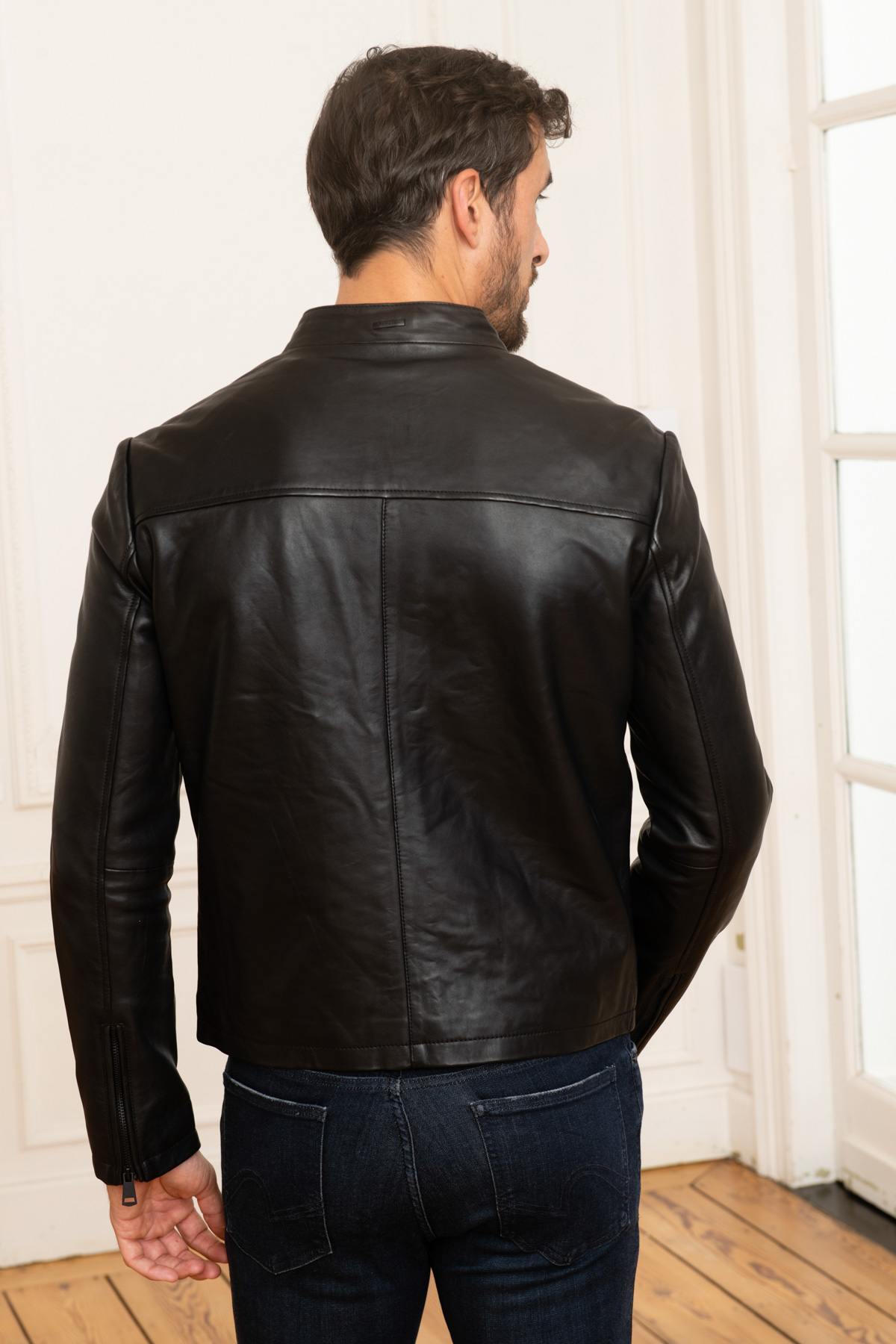 Chic black men's jacket - Image n°5