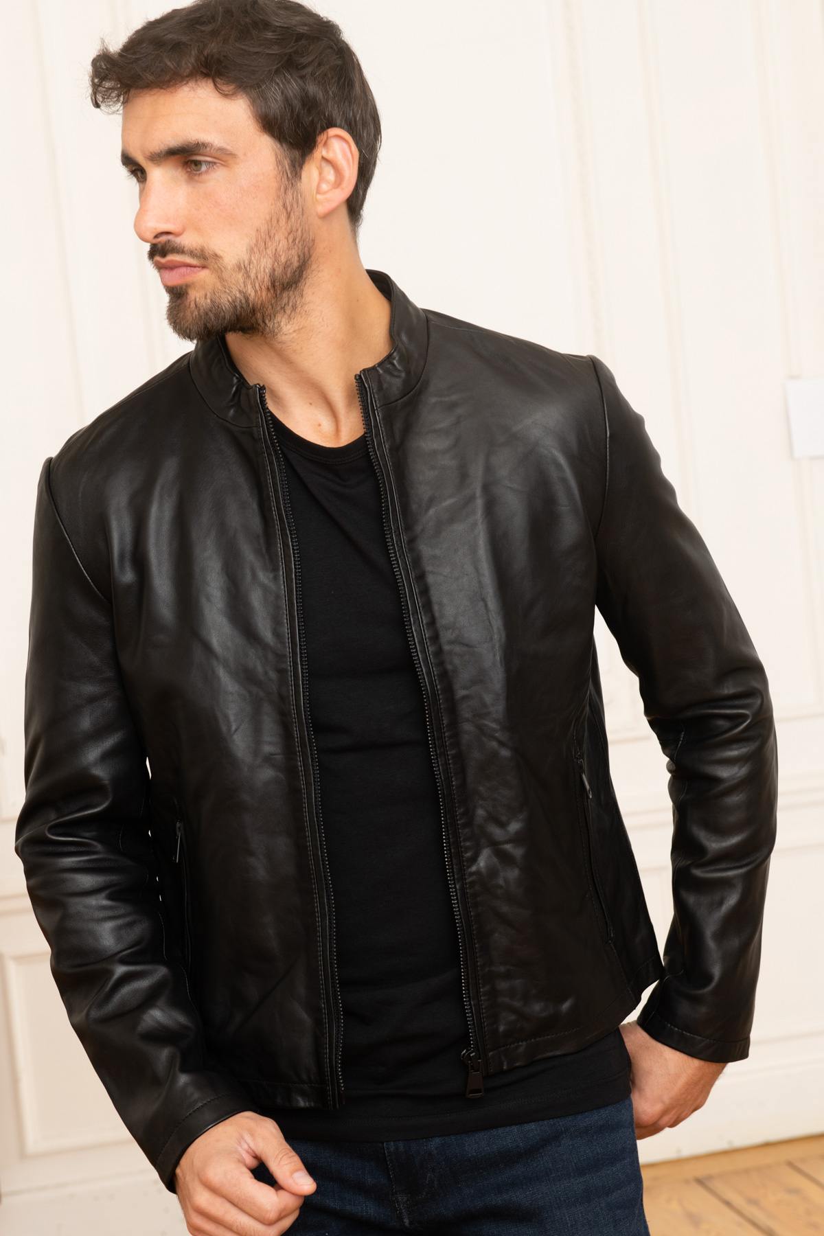 Chic black men's jacket - Image n°9