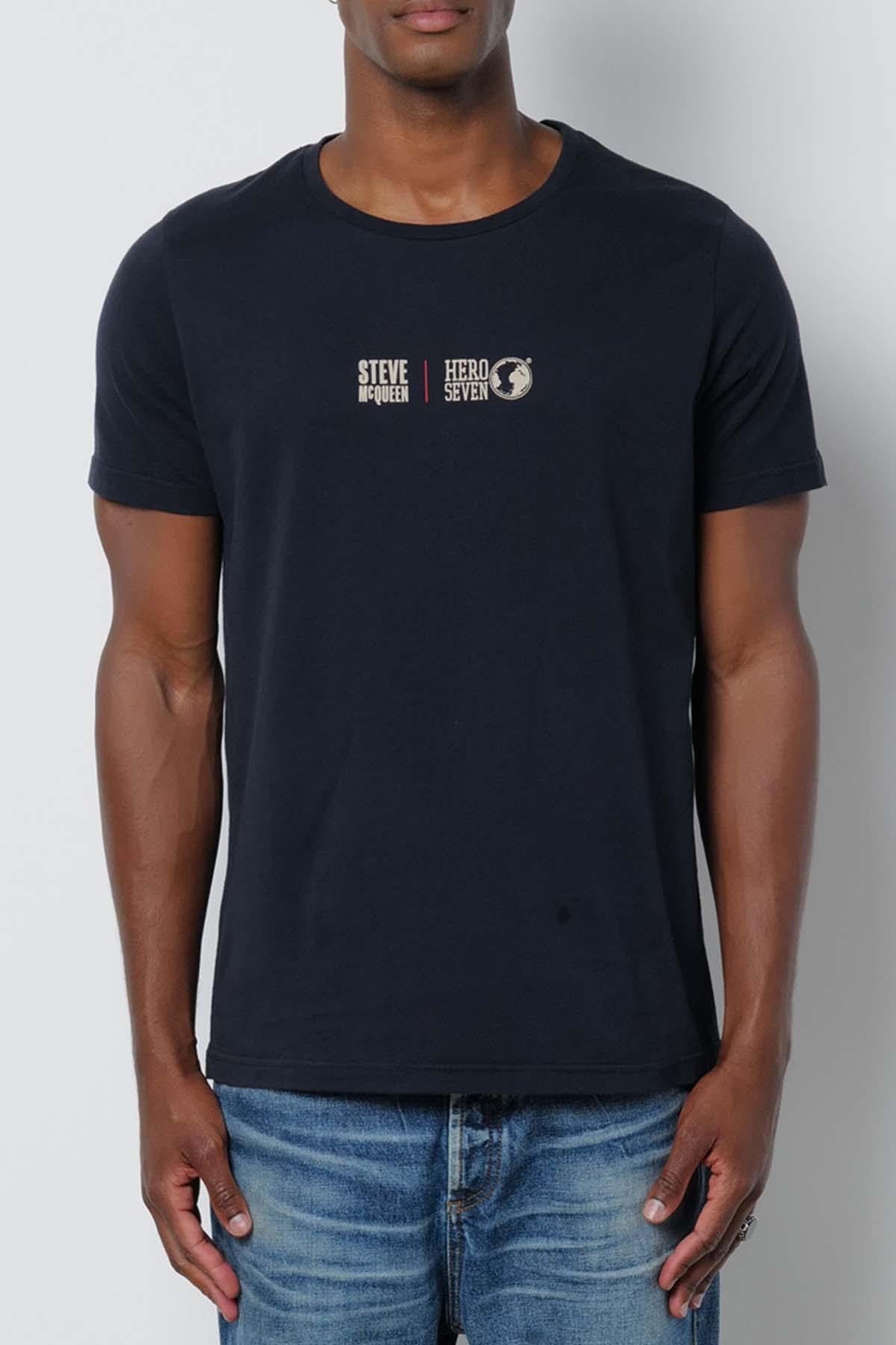 Steve McQueen King of Race blue t-shirt - Image n°3